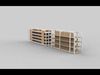 Supermarket retail shelves 3D model_1