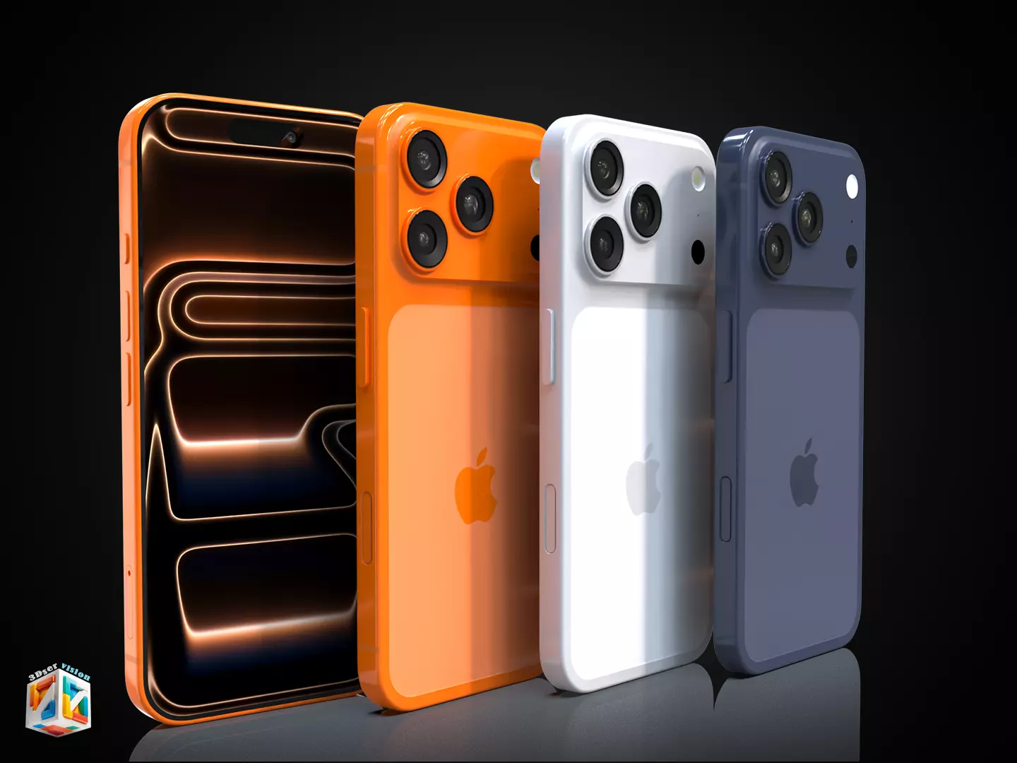 iPhone 17 Pro - all colors 3D model_19