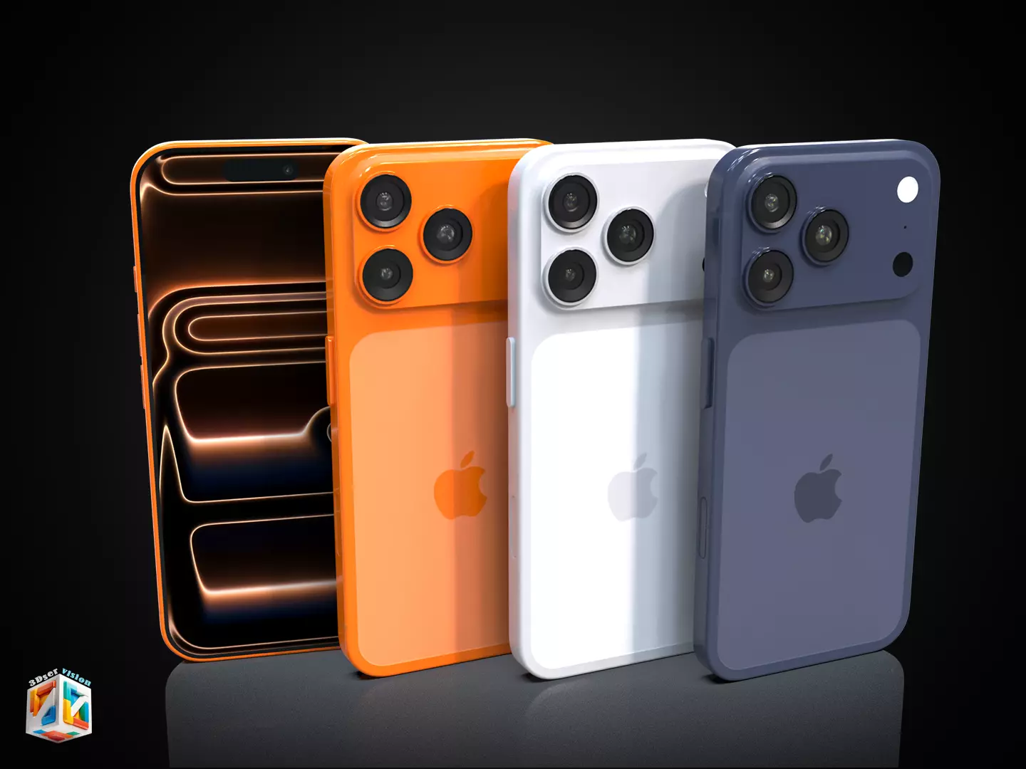 iPhone 17 Pro - all colors 3D model_18