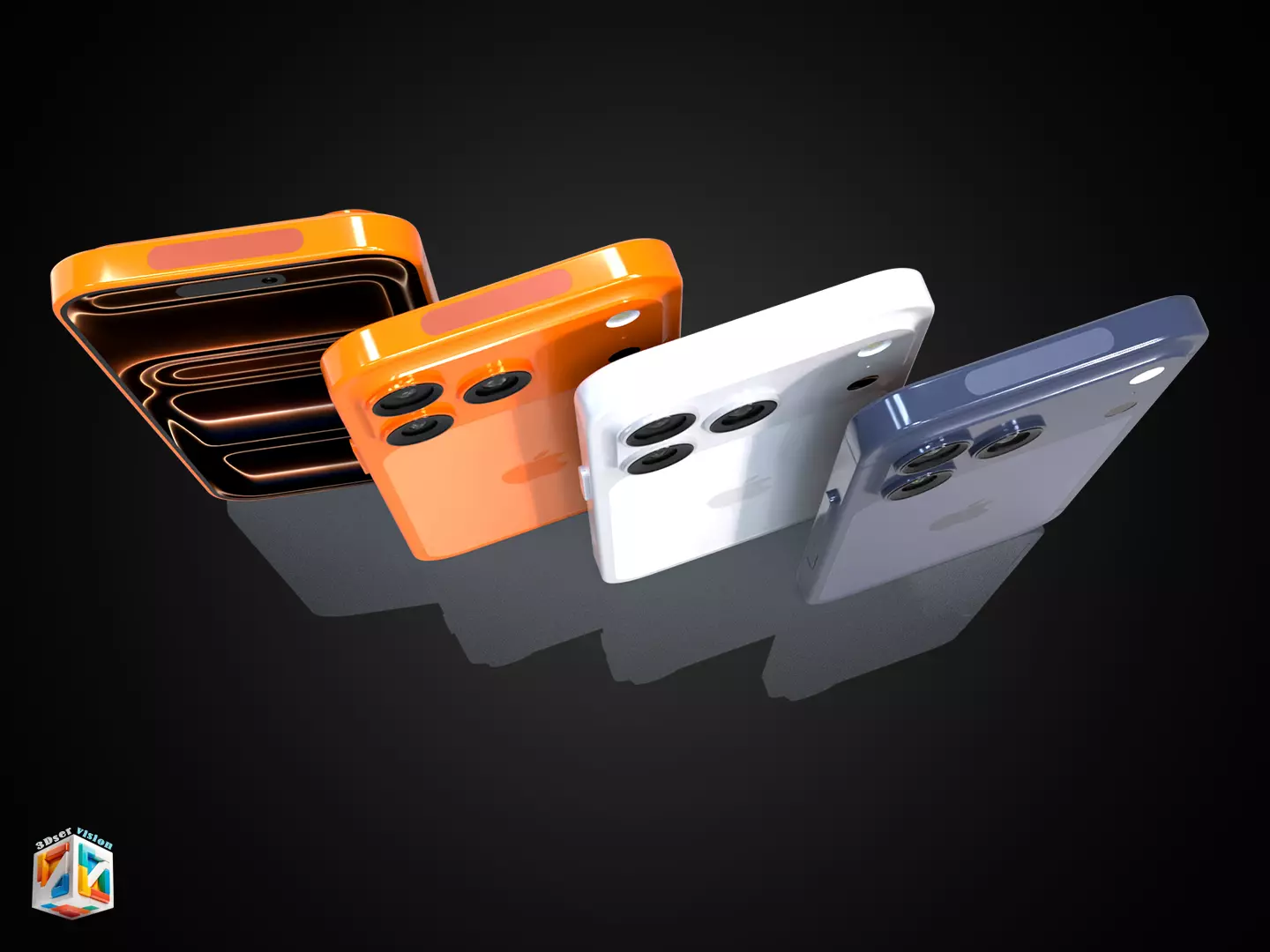 iPhone 17 Pro - all colors 3D model_14