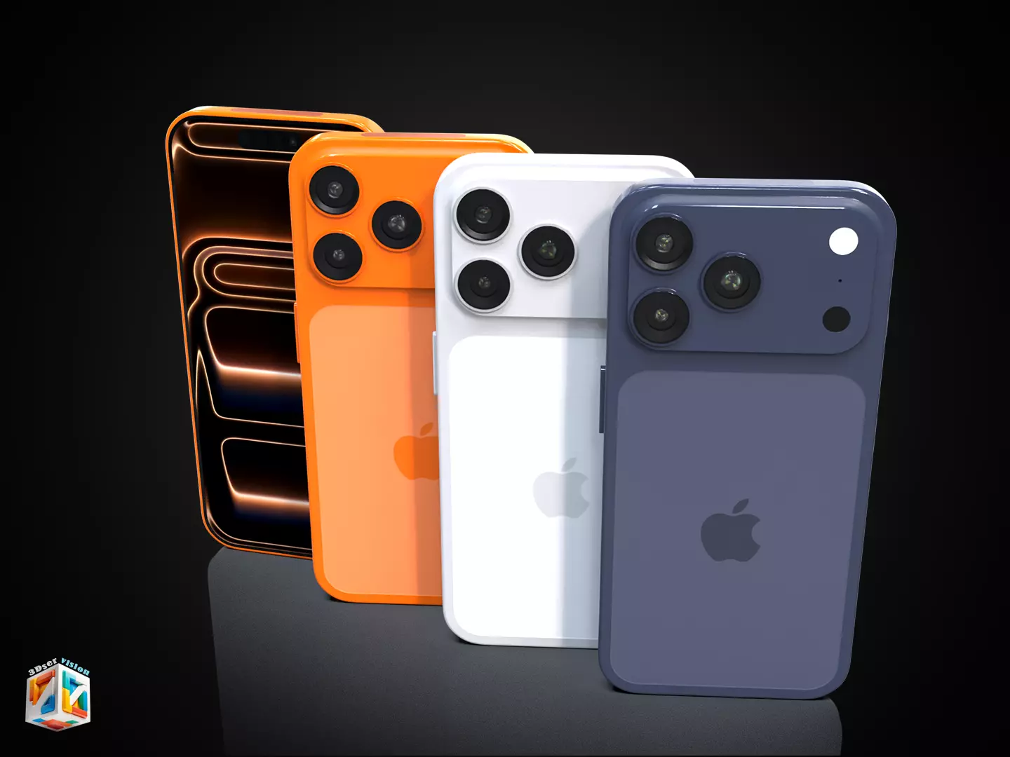 iPhone 17 Pro - all colors 3D model_15