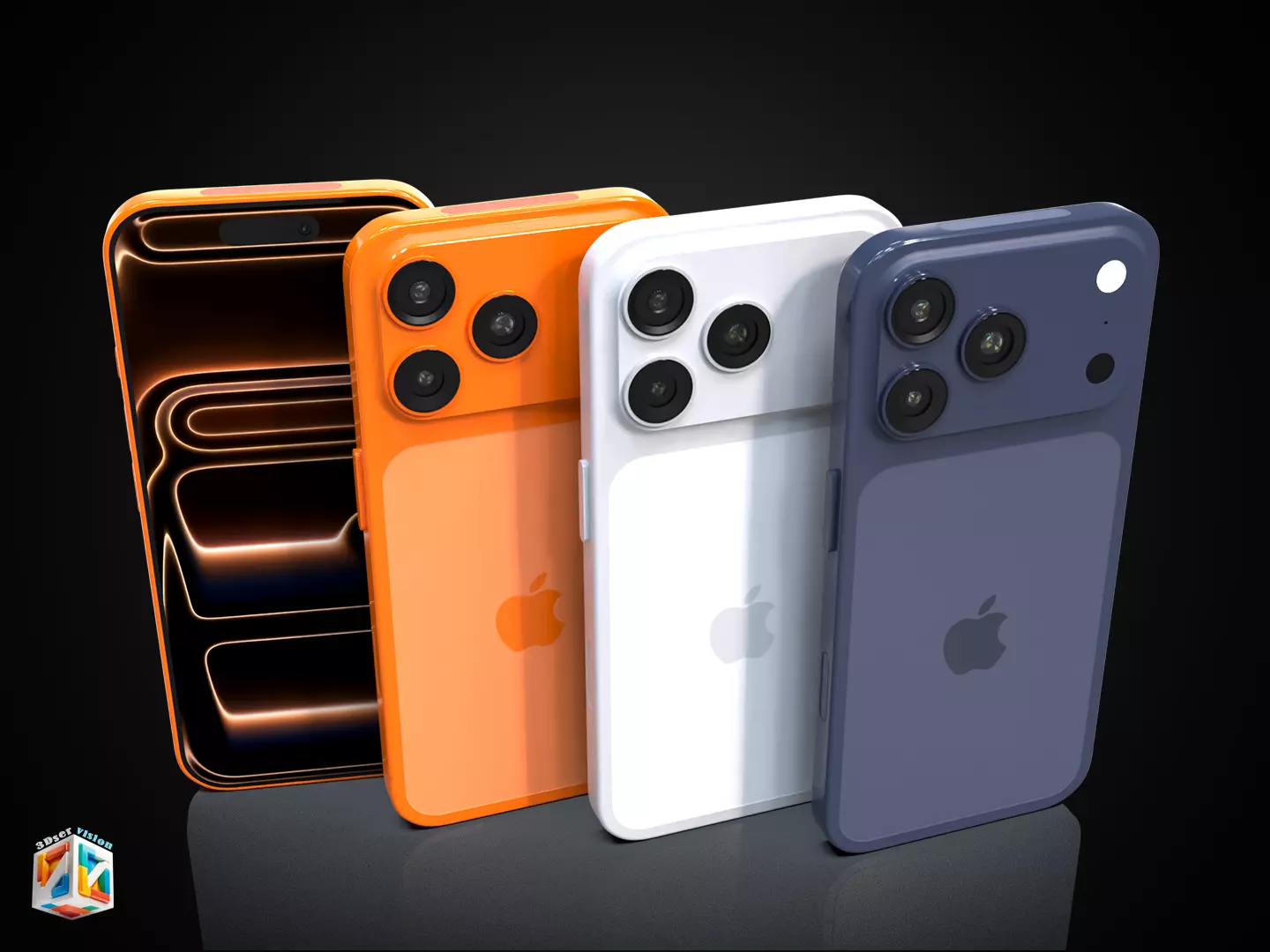 iPhone 17 Pro - all colors 3D model_16