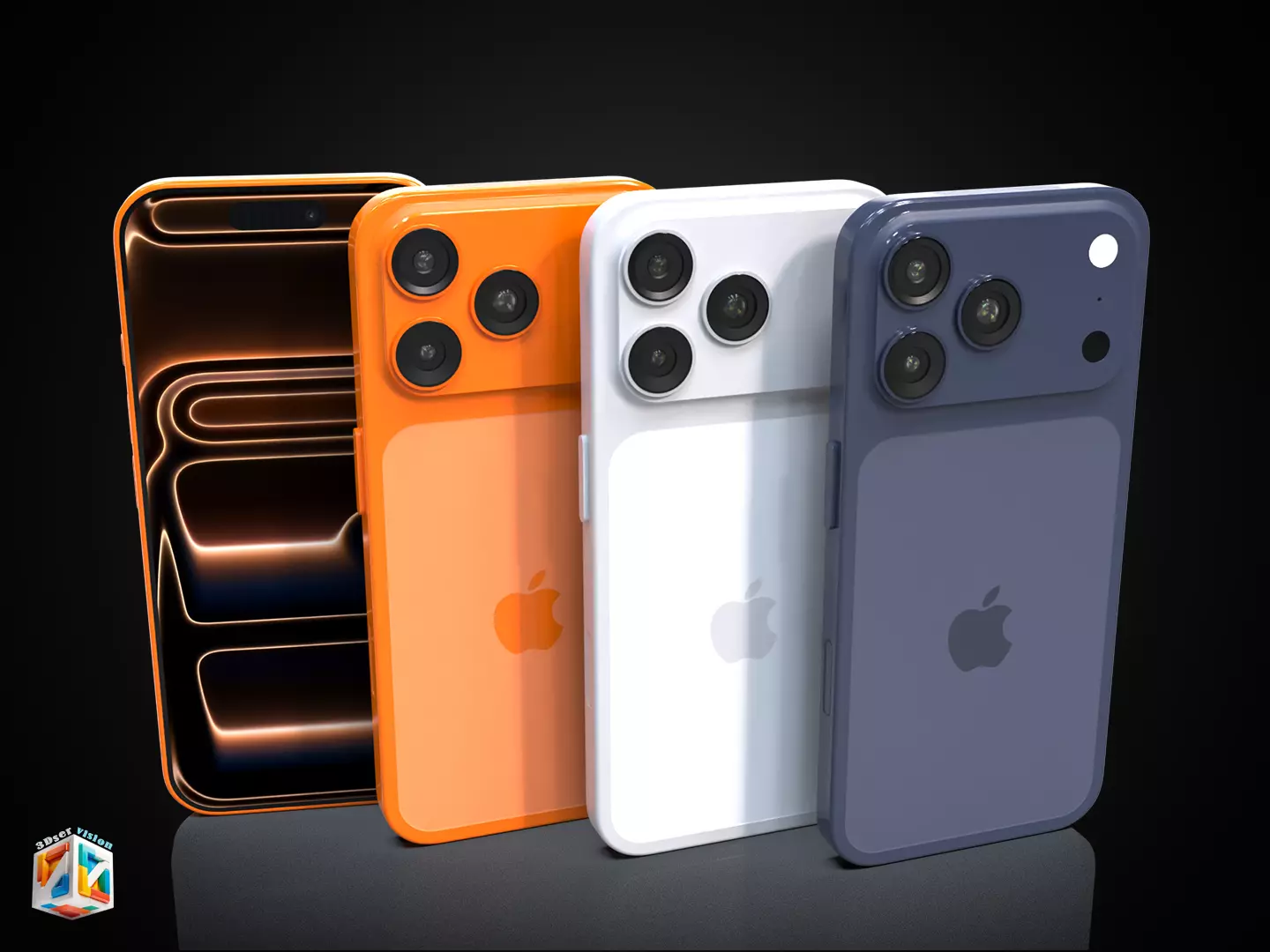 iPhone 17 Pro - all colors 3D model_17