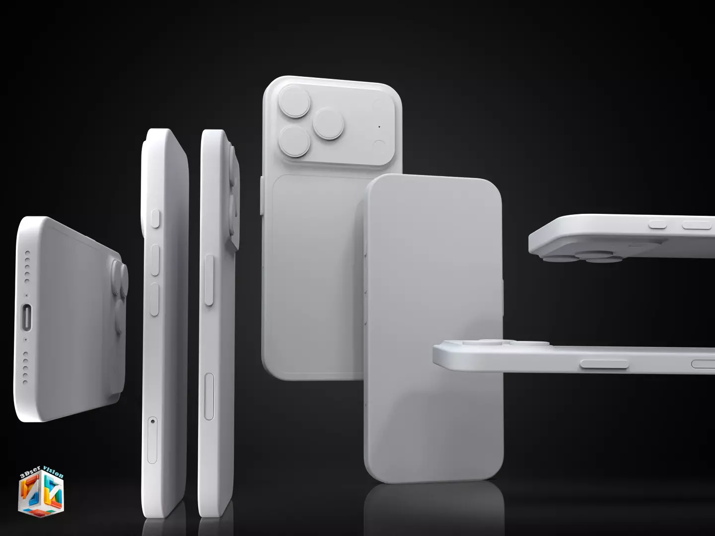 iPhone 17 Pro - all colors 3D model_26