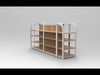 upermarket shelves 3D model_1