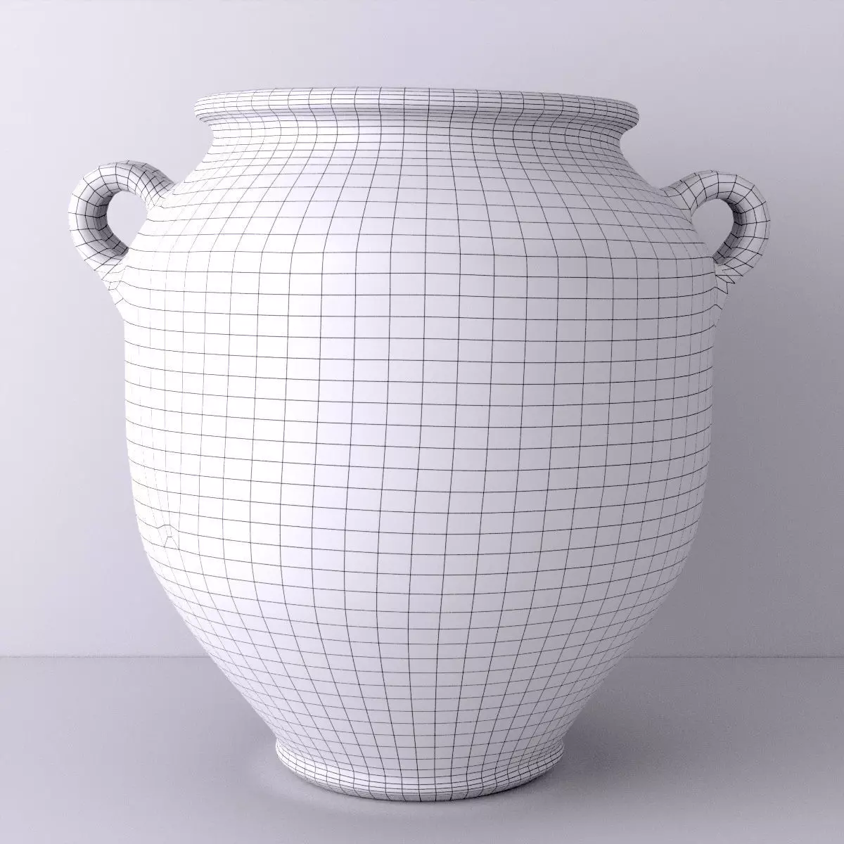 French Terracotta Pot A Confit 2 3D model_1