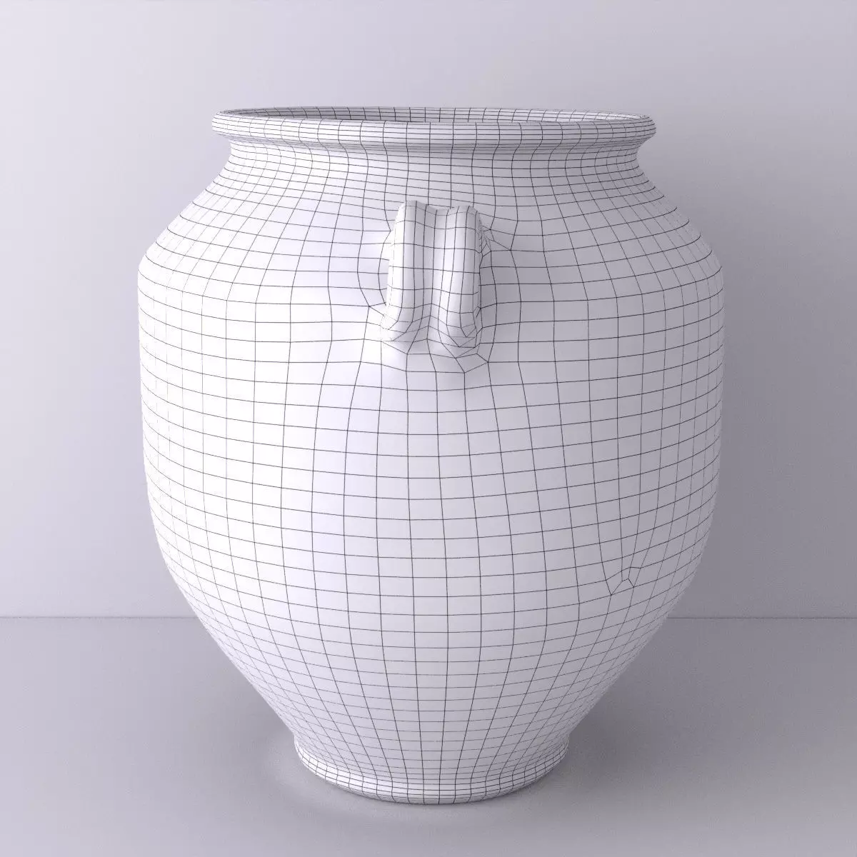 French Terracotta Pot A Confit 2 3D model_3
