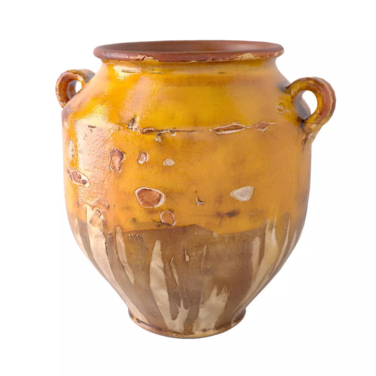 French Terracotta Pot A Confit 2 3D model_4
