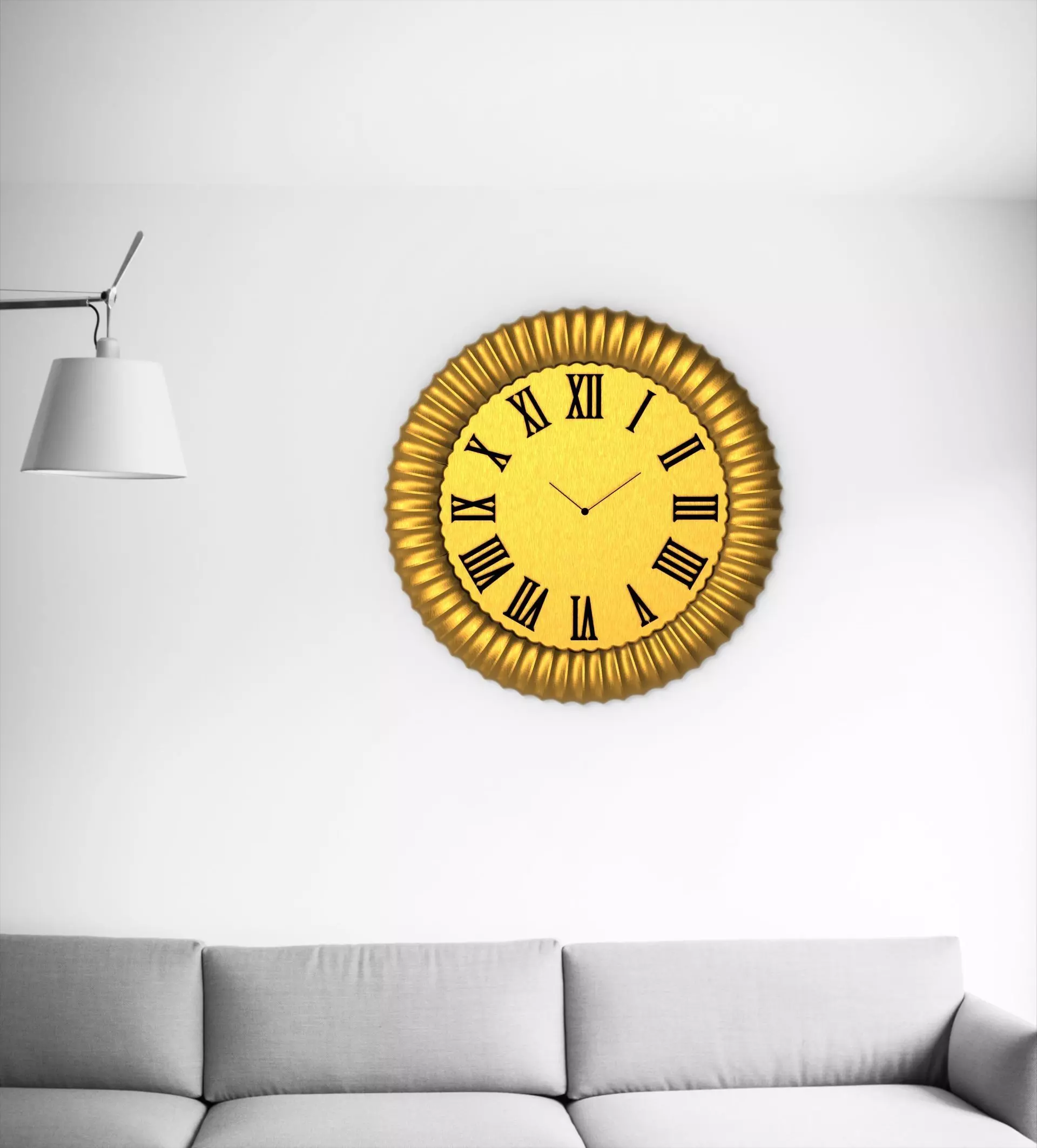 Wall clock 60 cm 3D print model