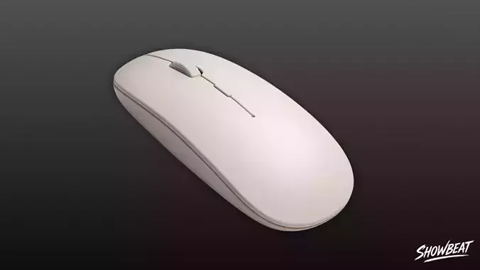 White Wireless Mouse