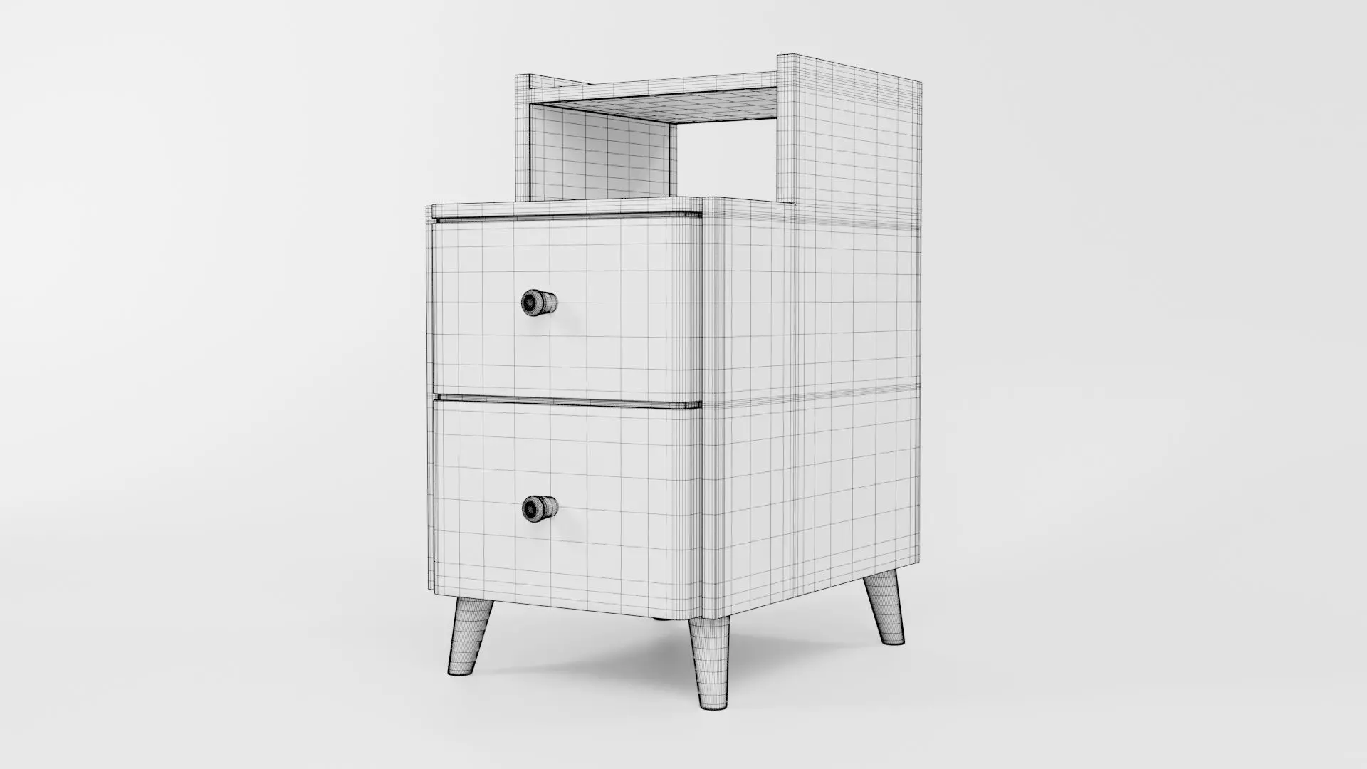 Side Table CG32 3D model_5