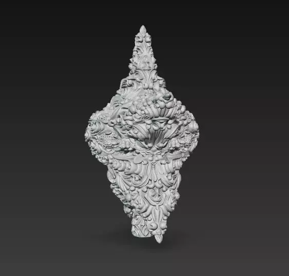 Christmas Star Majestic and Detailed Decorative 3D Model 3D print model_26