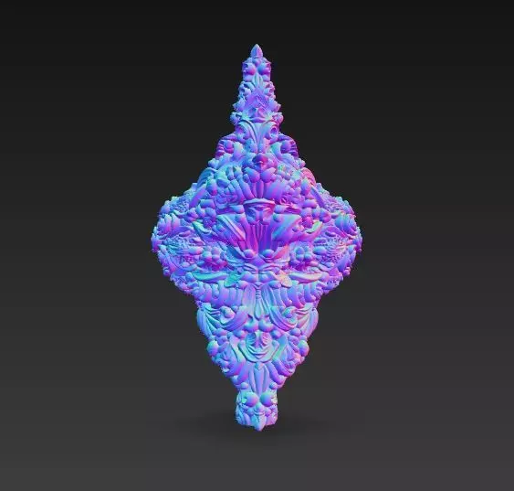 Christmas Star Majestic and Detailed Decorative 3D Model 3D print model_7