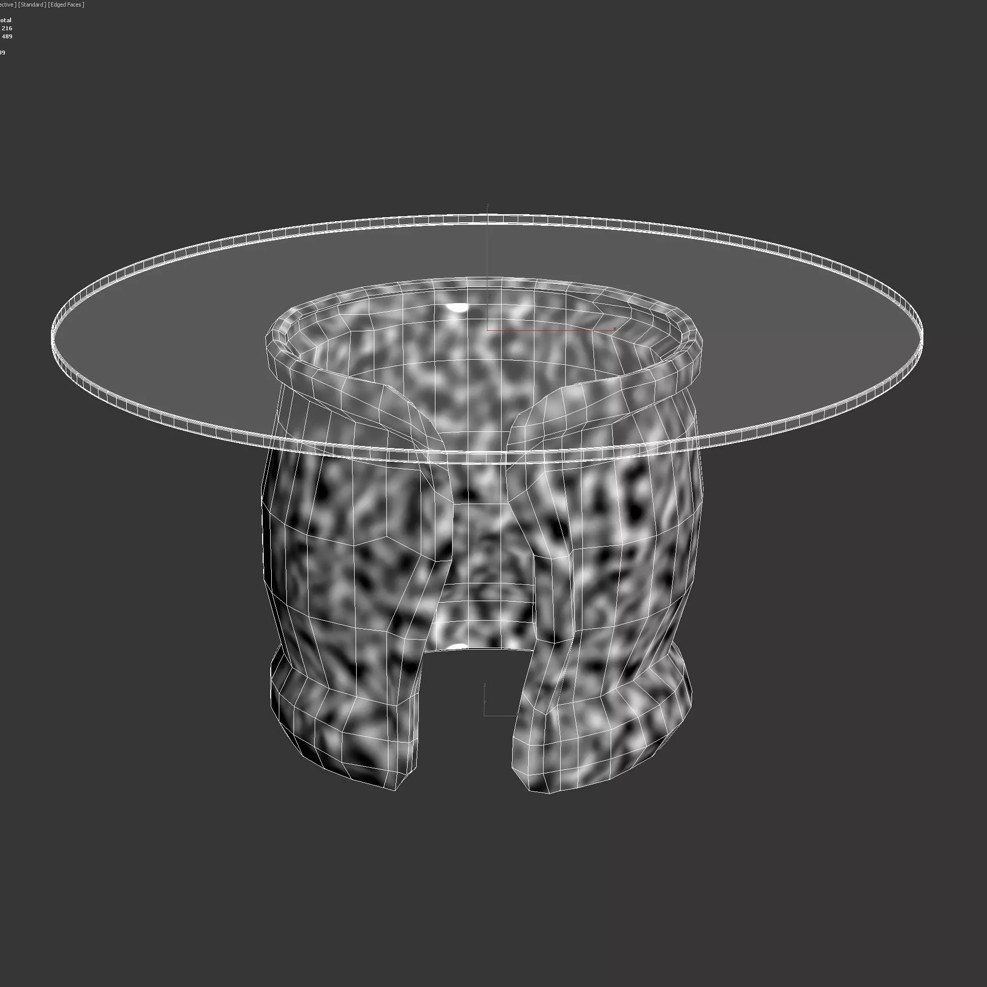 Bernhardt Interiors Agnes Dining Table 3D model_7