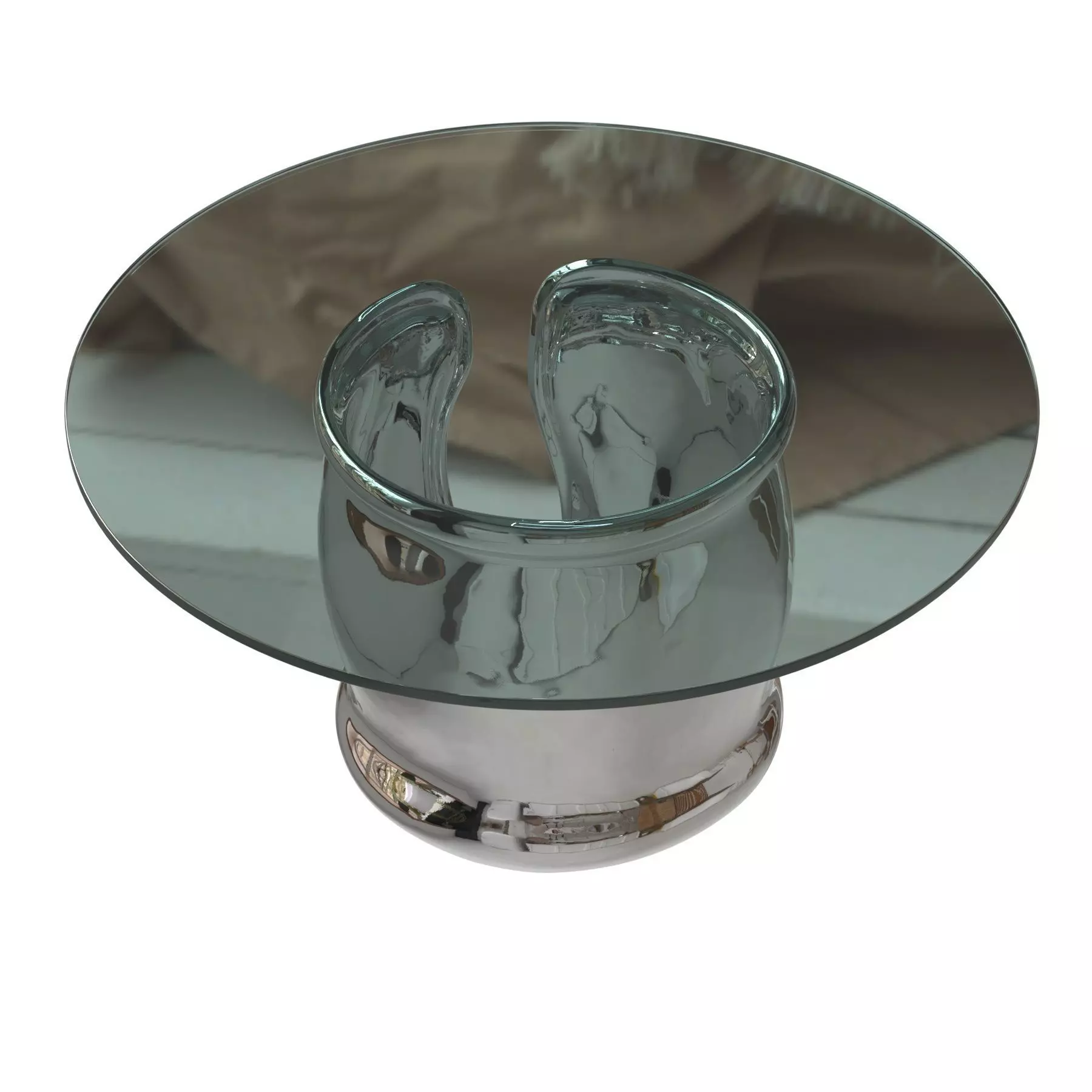 Bernhardt Interiors Agnes Dining Table 3D model_5