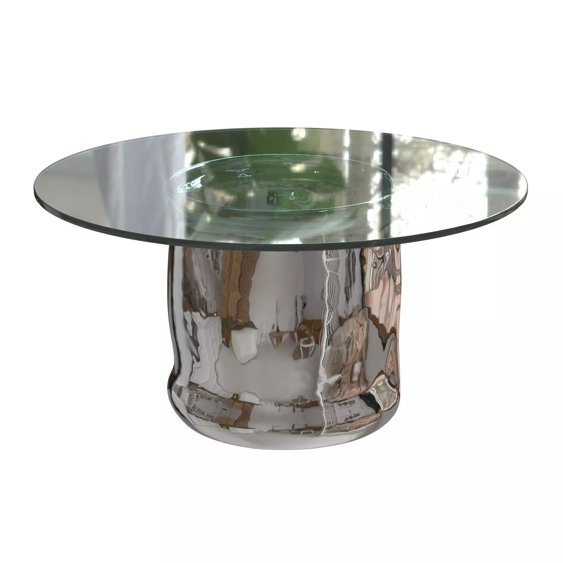 Bernhardt Interiors Agnes Dining Table 3D model_4