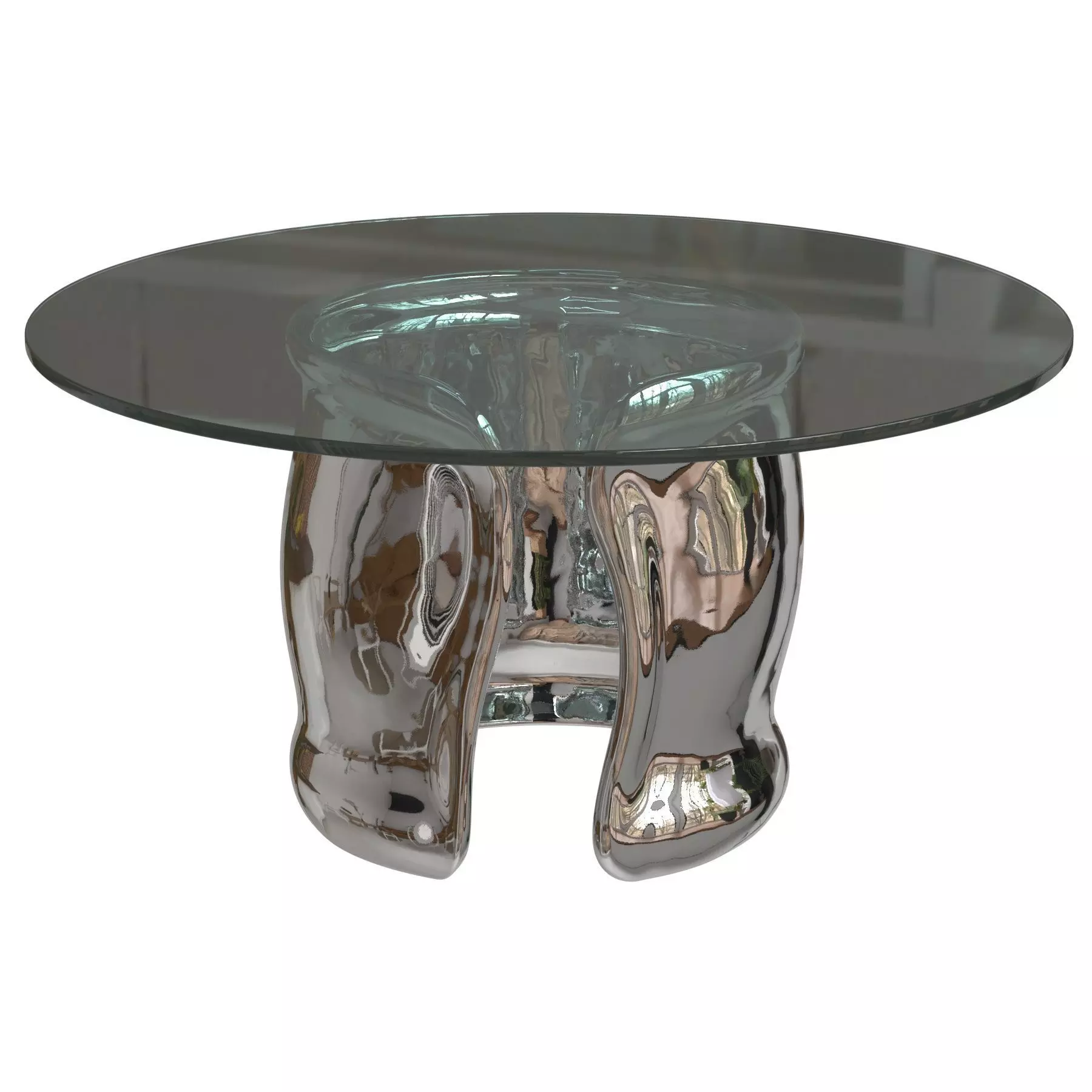 Bernhardt Interiors Agnes Dining Table 3D model_0