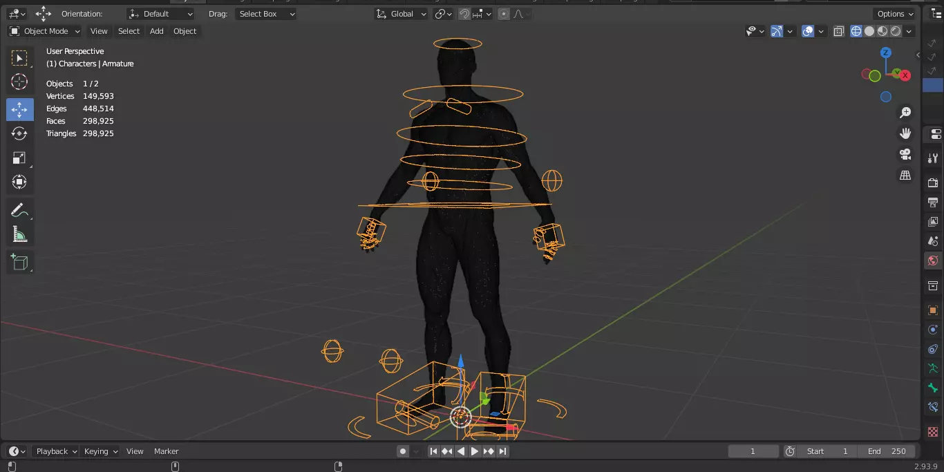 Ecorche Male Musclenames Anatomy 3D model_20