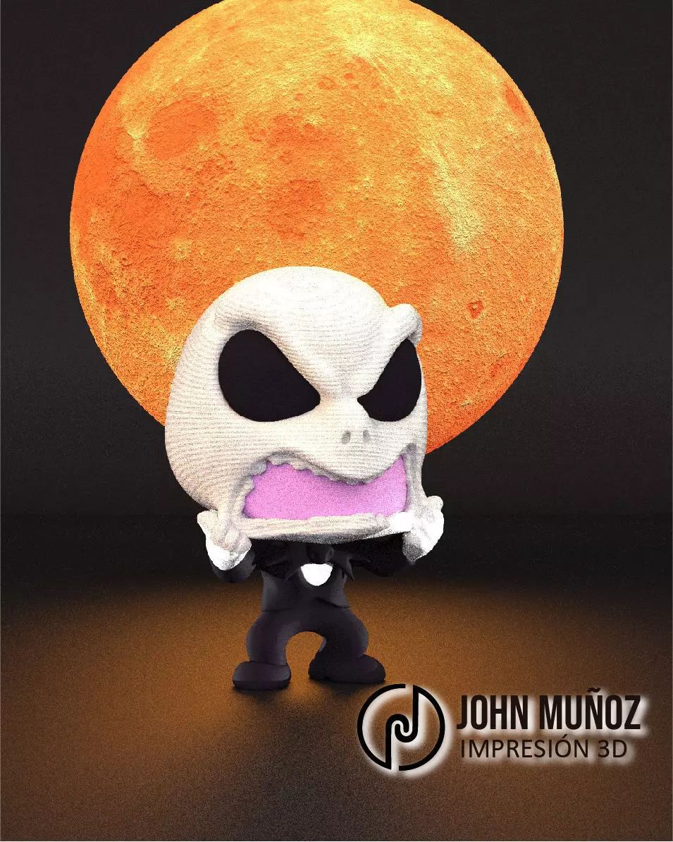 Jack Skellington Screamer - Articulated Version and Keychain 3D print model_3