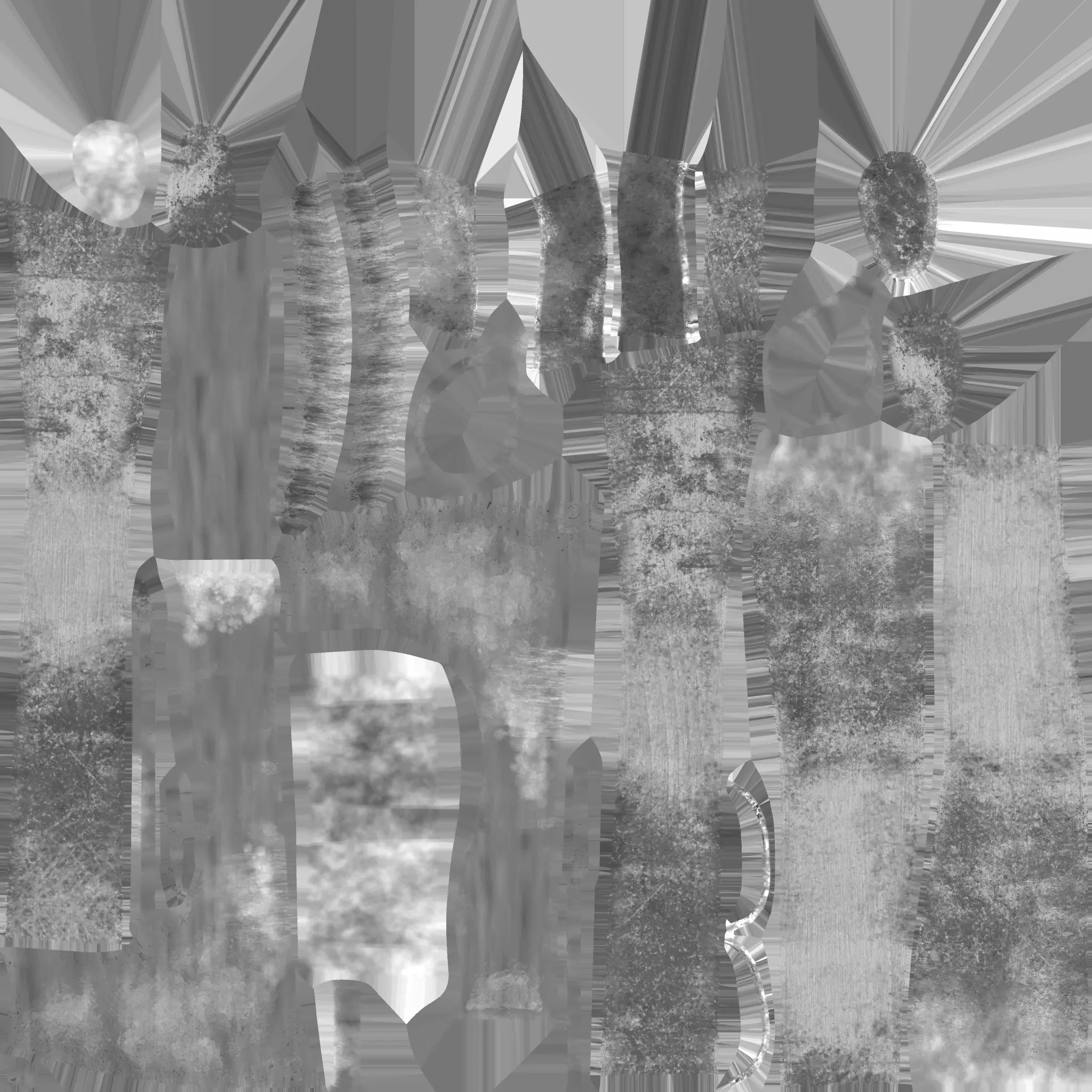 Wooden Axe - Game Ready PBR Prop FBX GLTF OBJ Blend 3D model_6