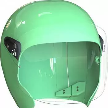 Folding Helmet 3D model_2