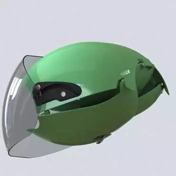 Folding Helmet 3D model_1