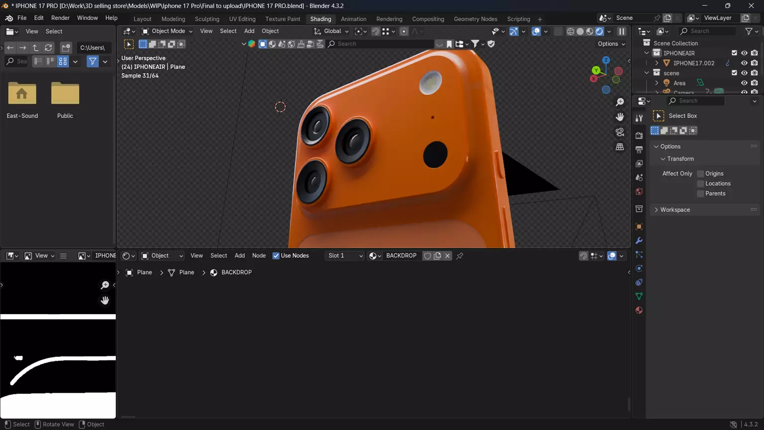 IPHONE 17 Pro Max - all colors 3D model_15