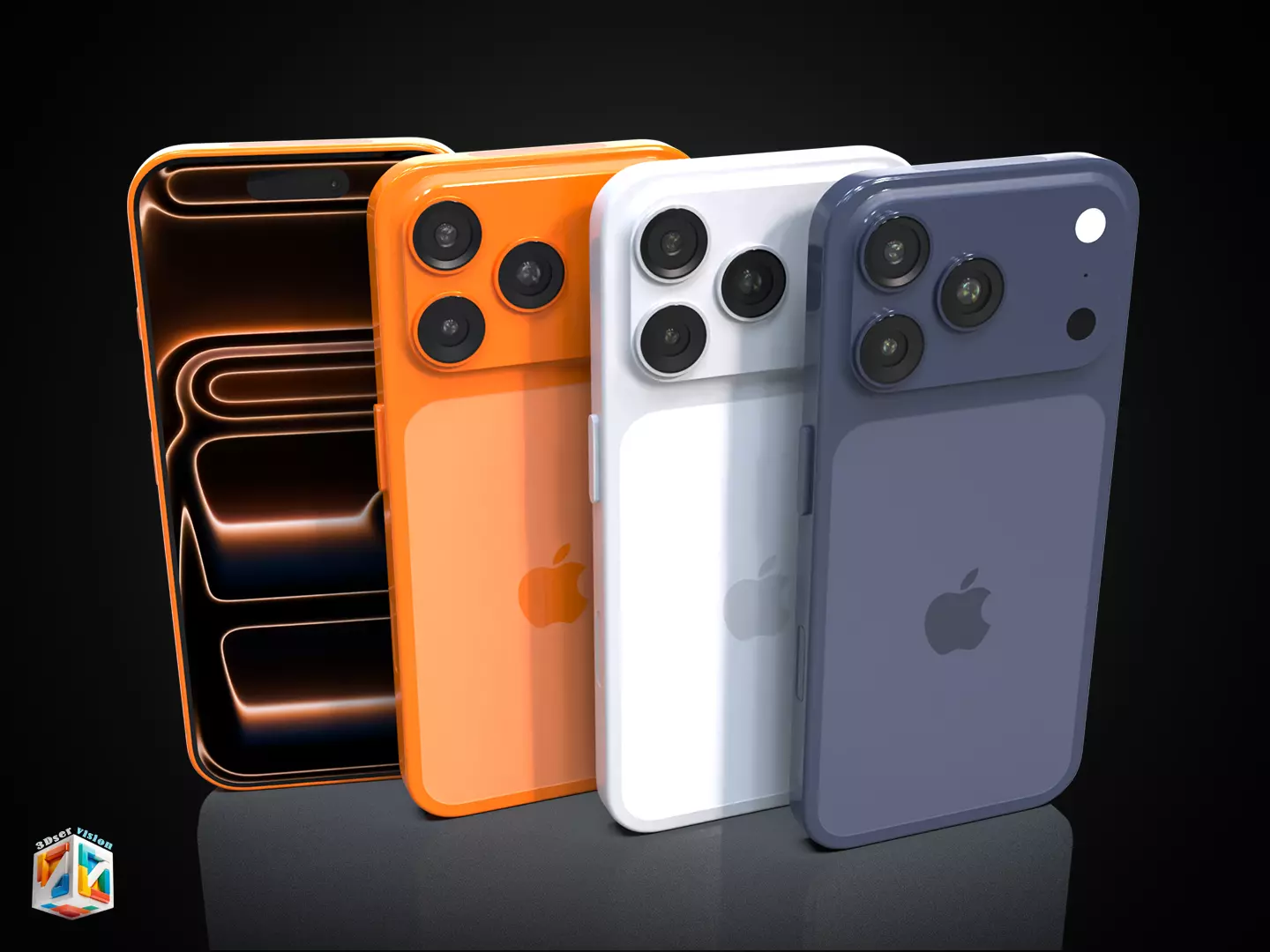 IPHONE 17 Pro Max - all colors 3D model_21