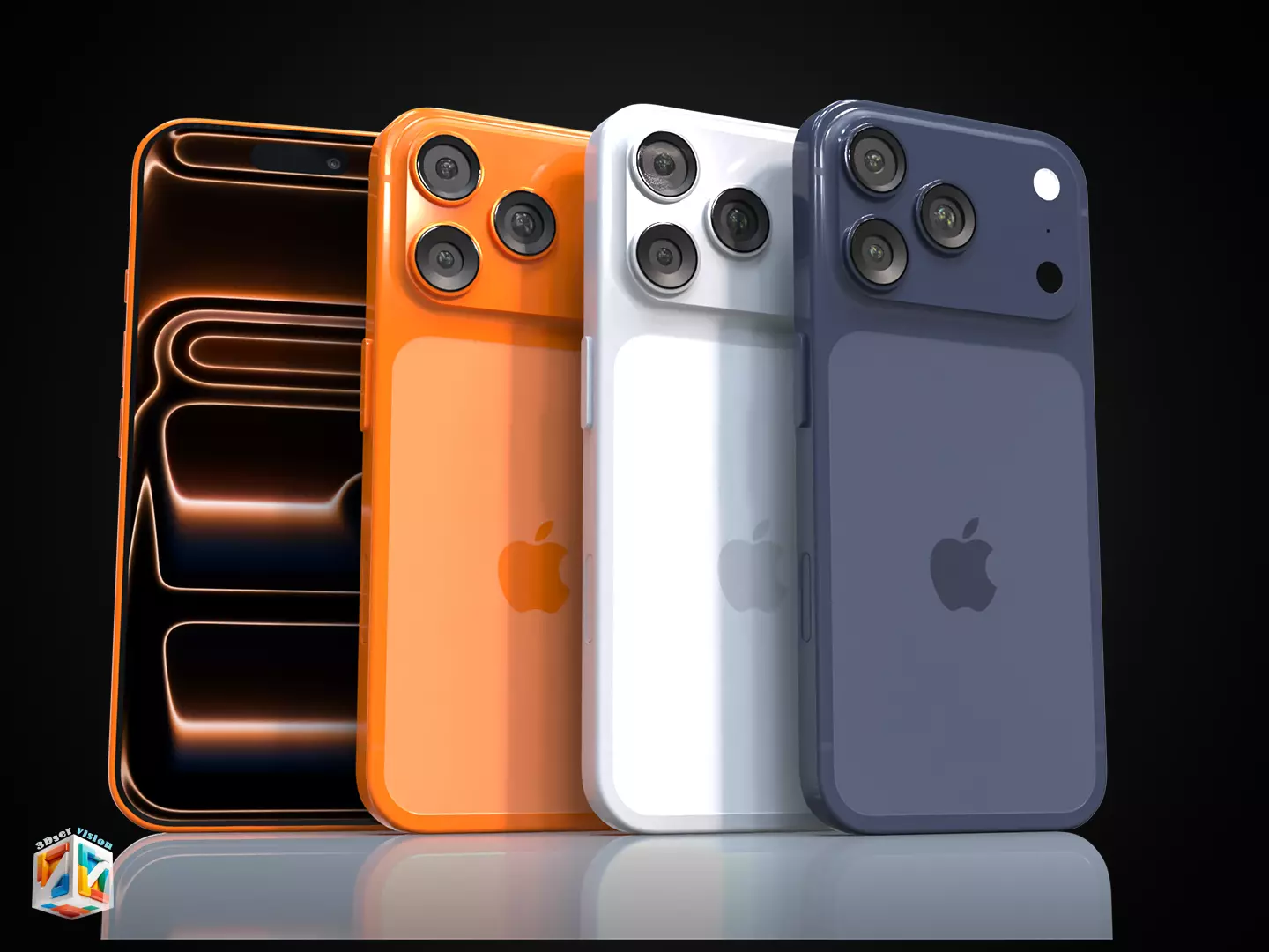 IPHONE 17 Pro Max - all colors 3D model_23