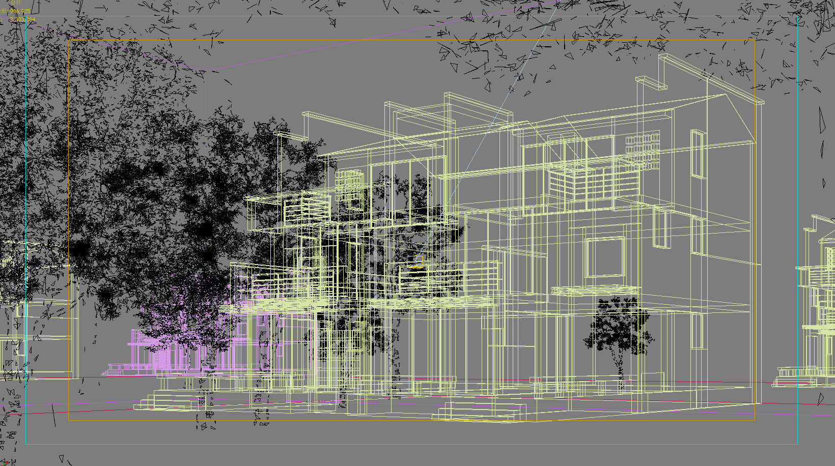Villa building 034a 3d model max 5