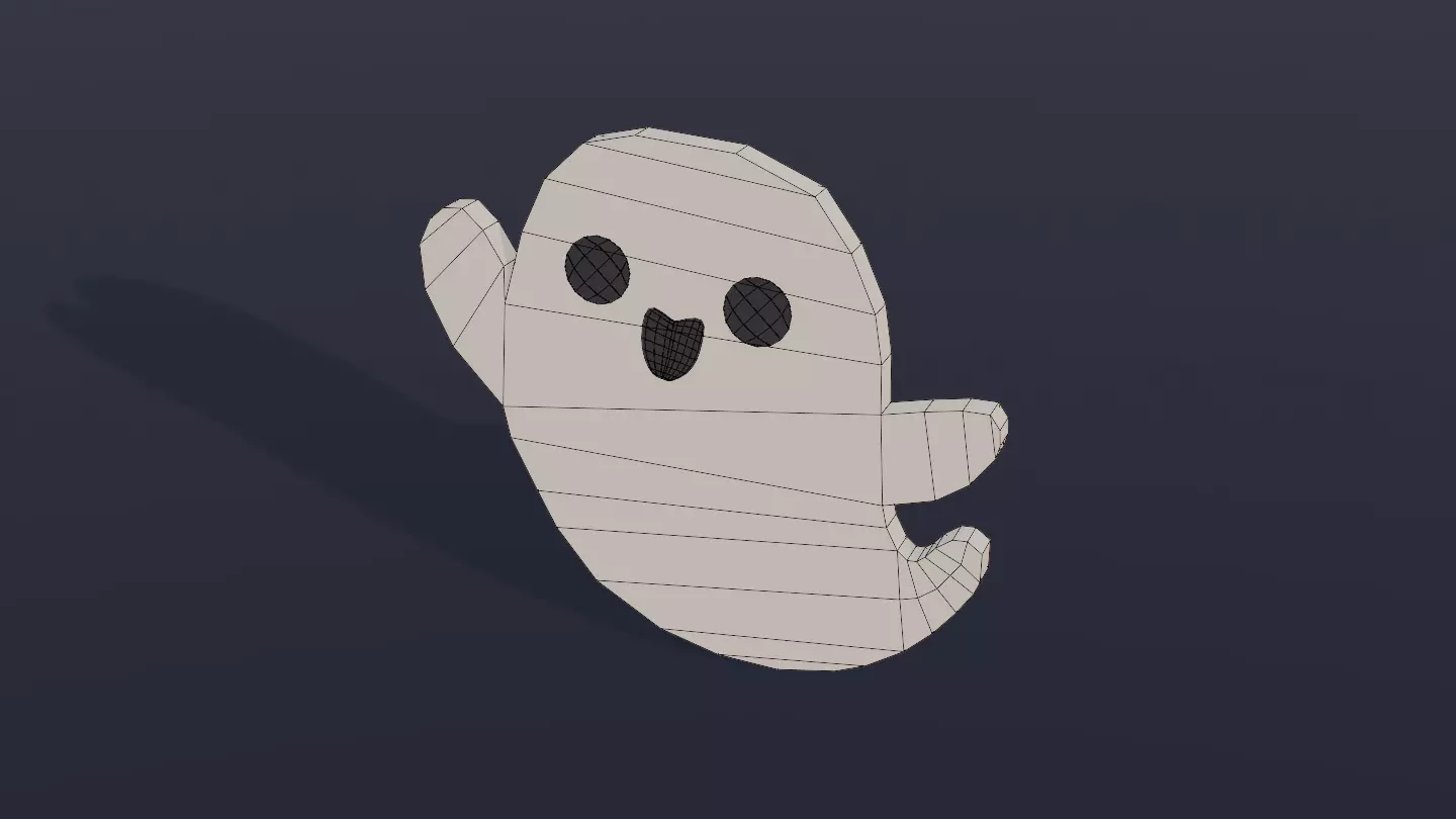 Halloween Set Low-poly 3D model_11