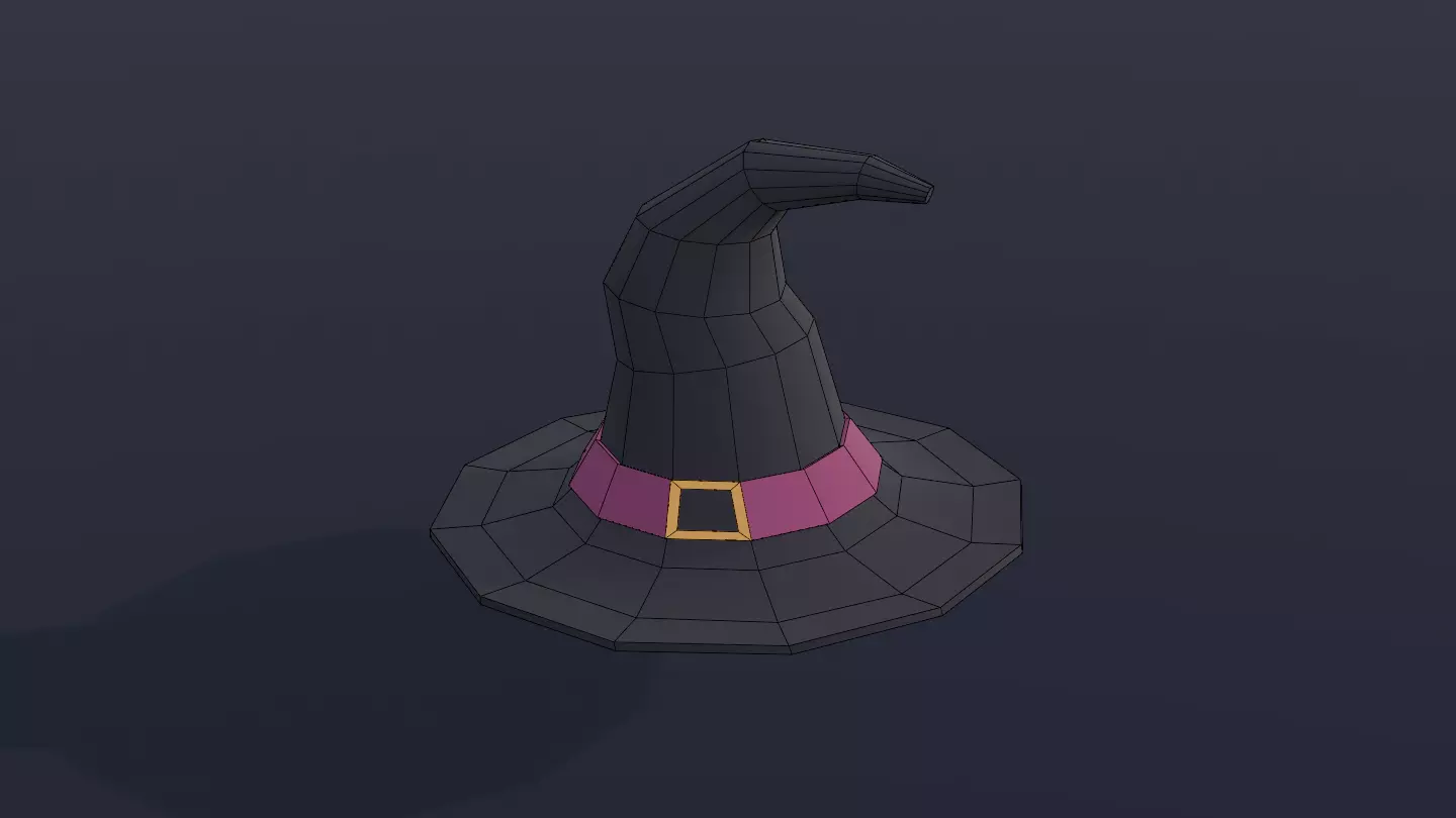 Halloween Set Low-poly 3D model_9