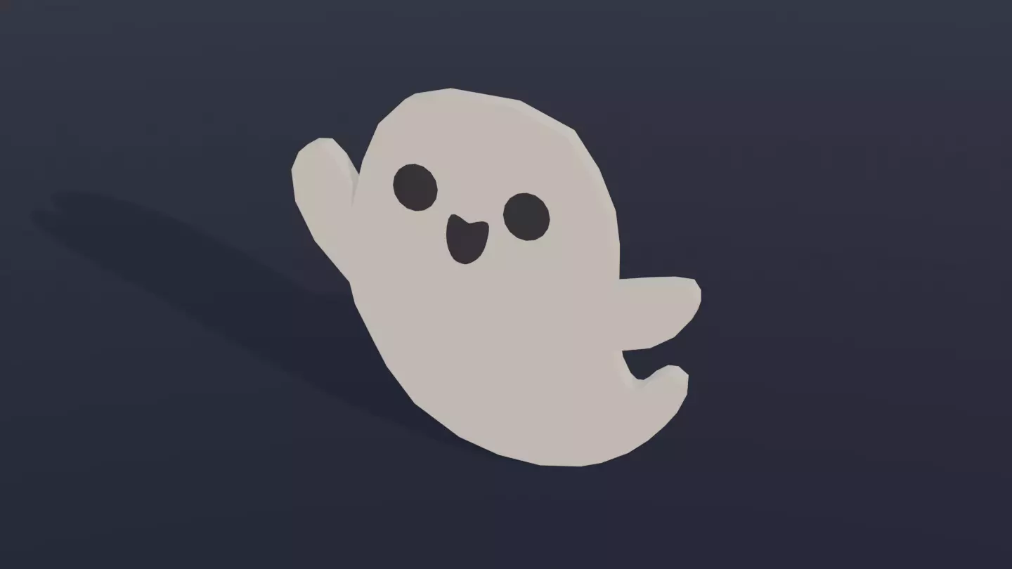 Halloween Set Low-poly 3D model_10