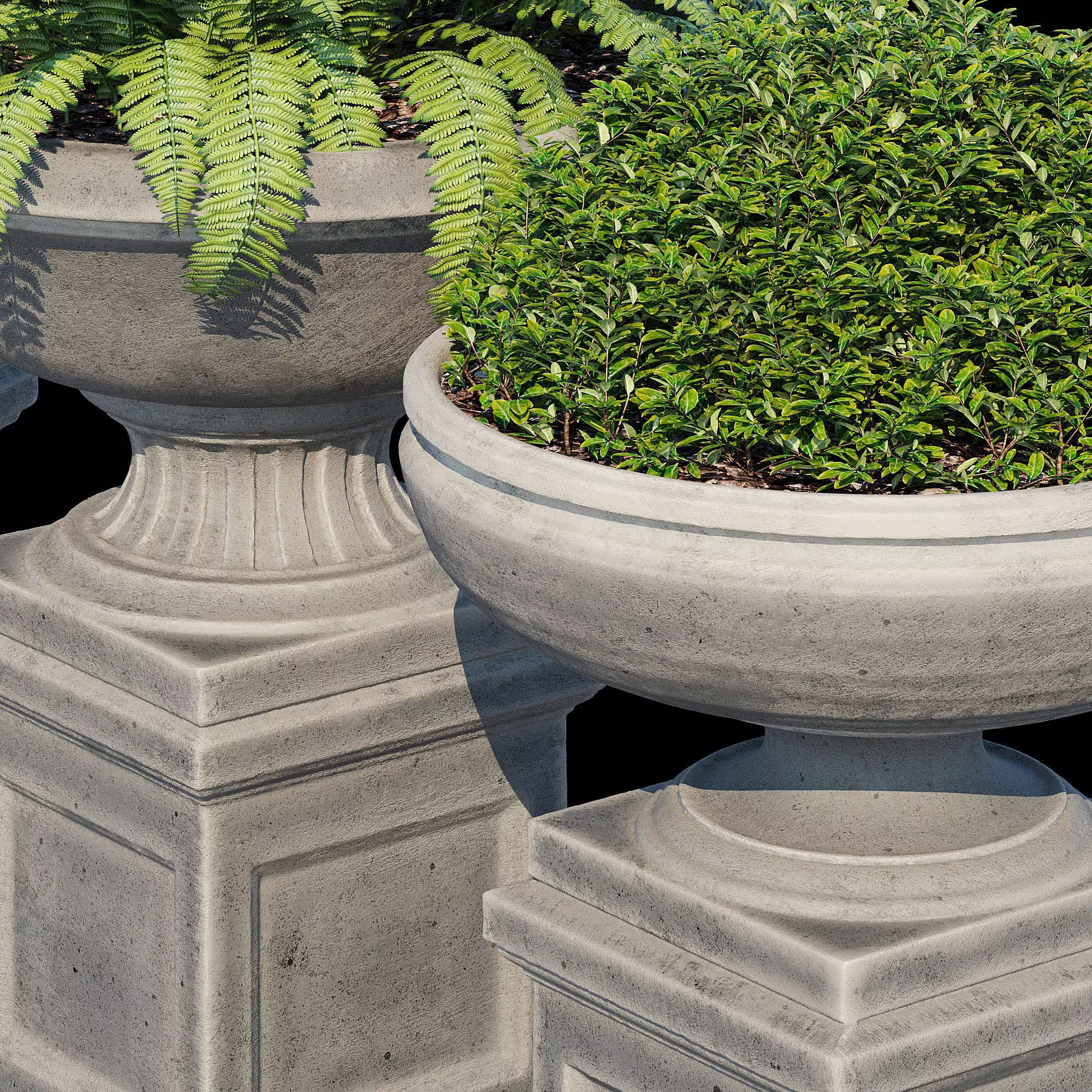 Three urn 3D model_13