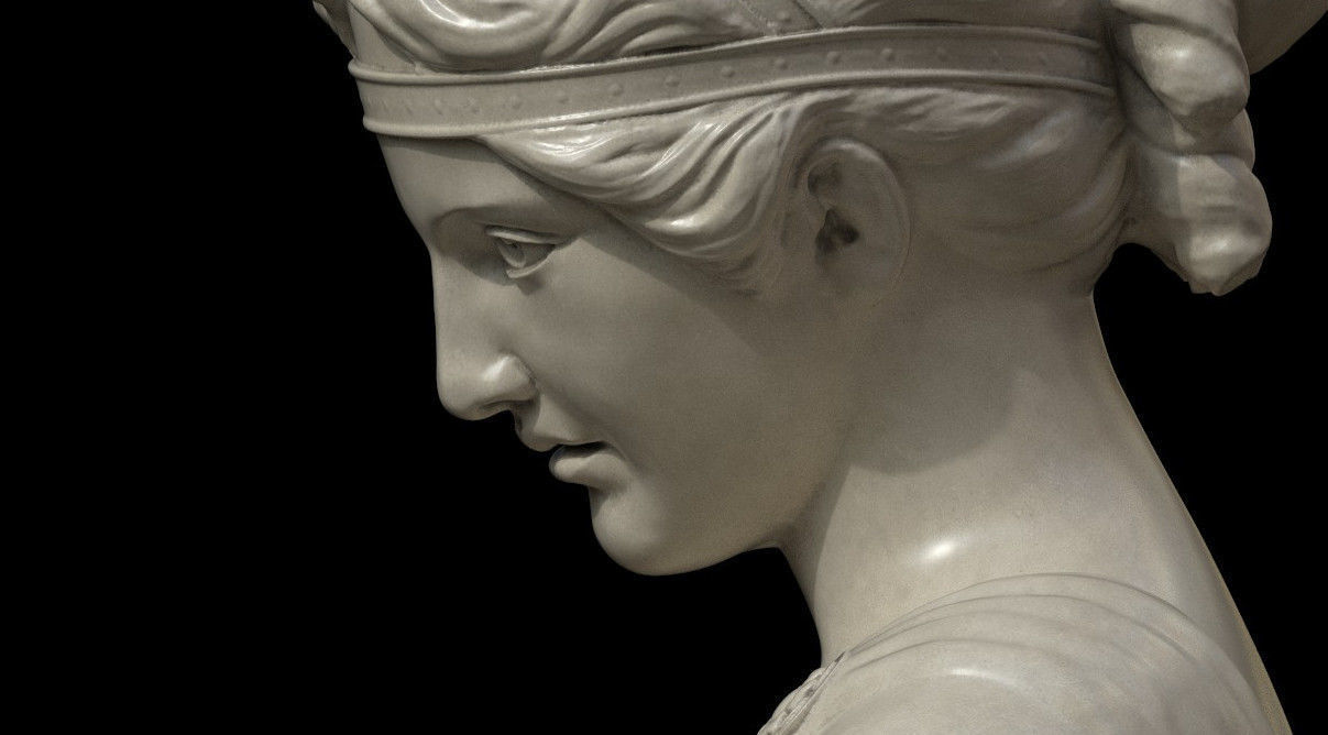 Bust of a Woman printable 3D print model_1