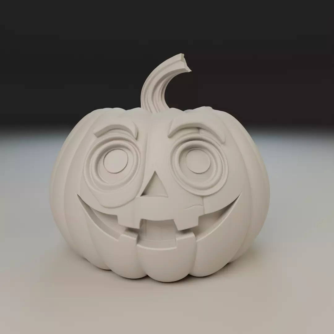 halloween pumpkin 3D print model_15