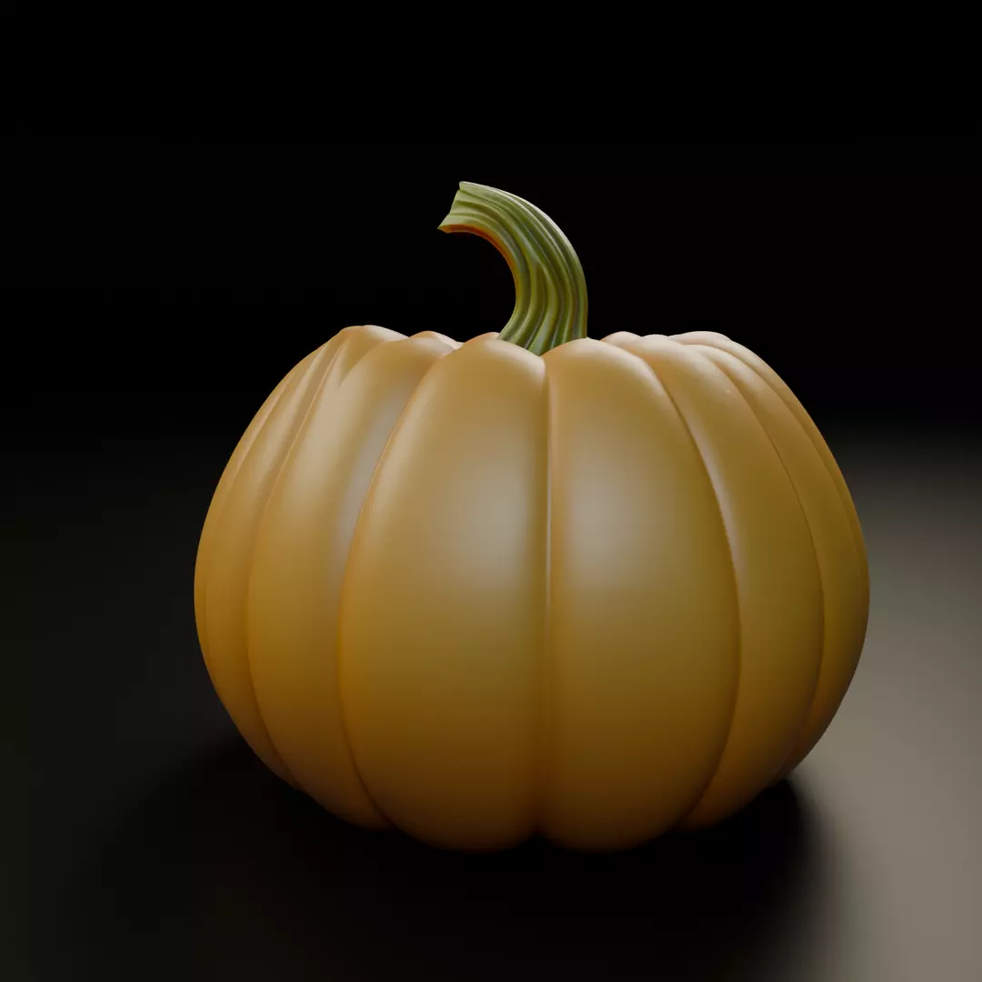 halloween pumpkin 3D print model_6