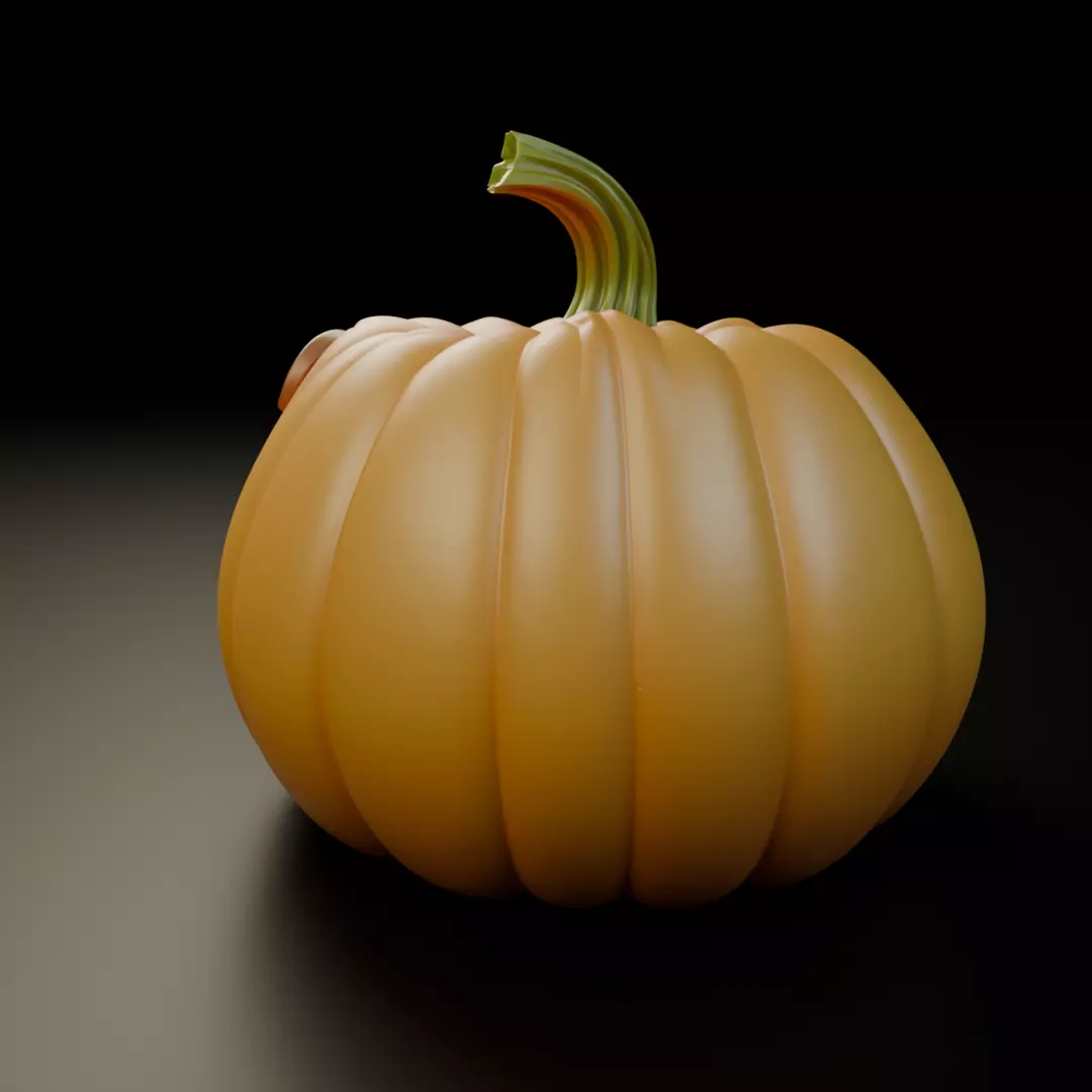 halloween pumpkin 3D print model_8