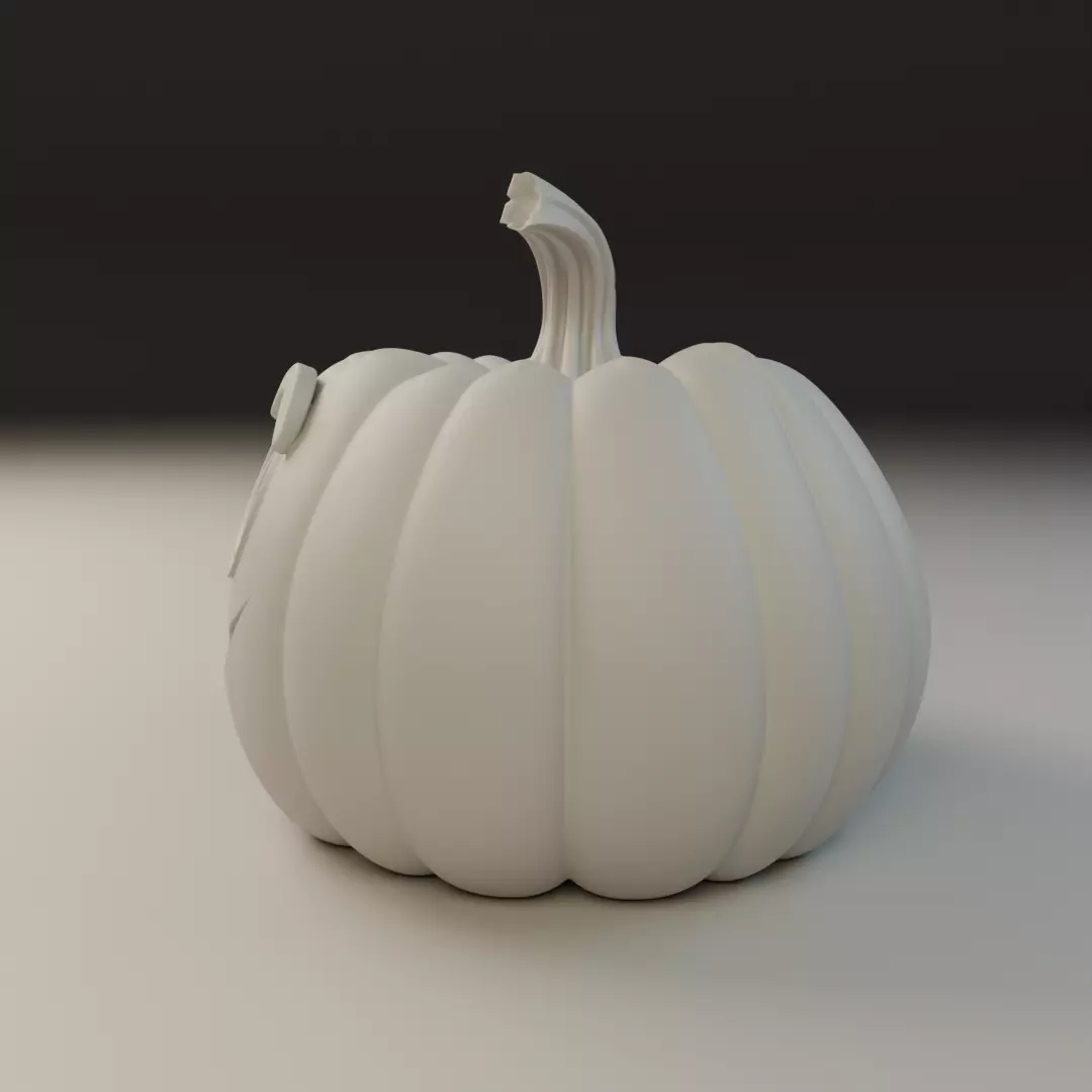 halloween pumpkin 3D print model_3