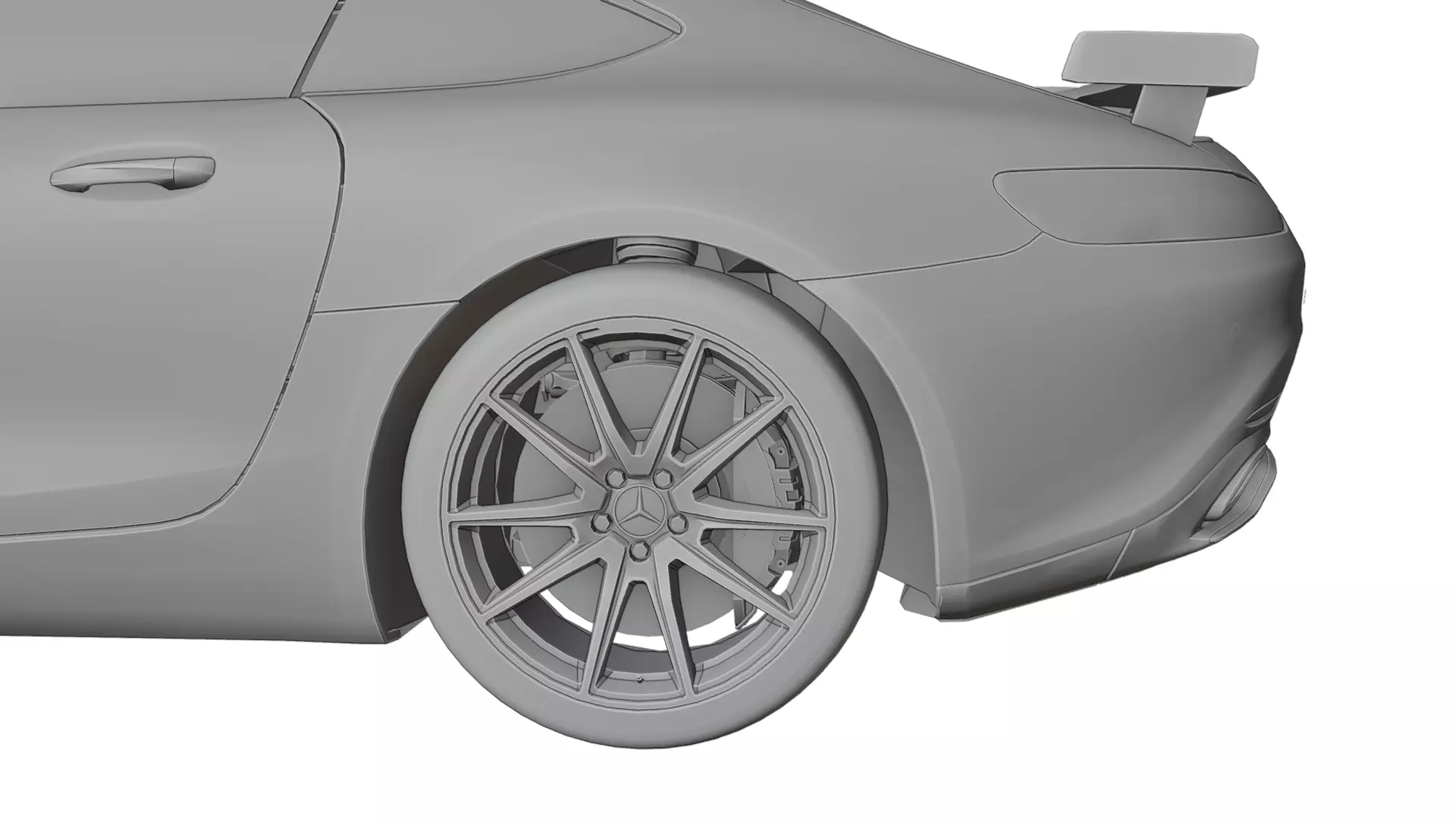 Mercedes AMG GT R 3D print model_6