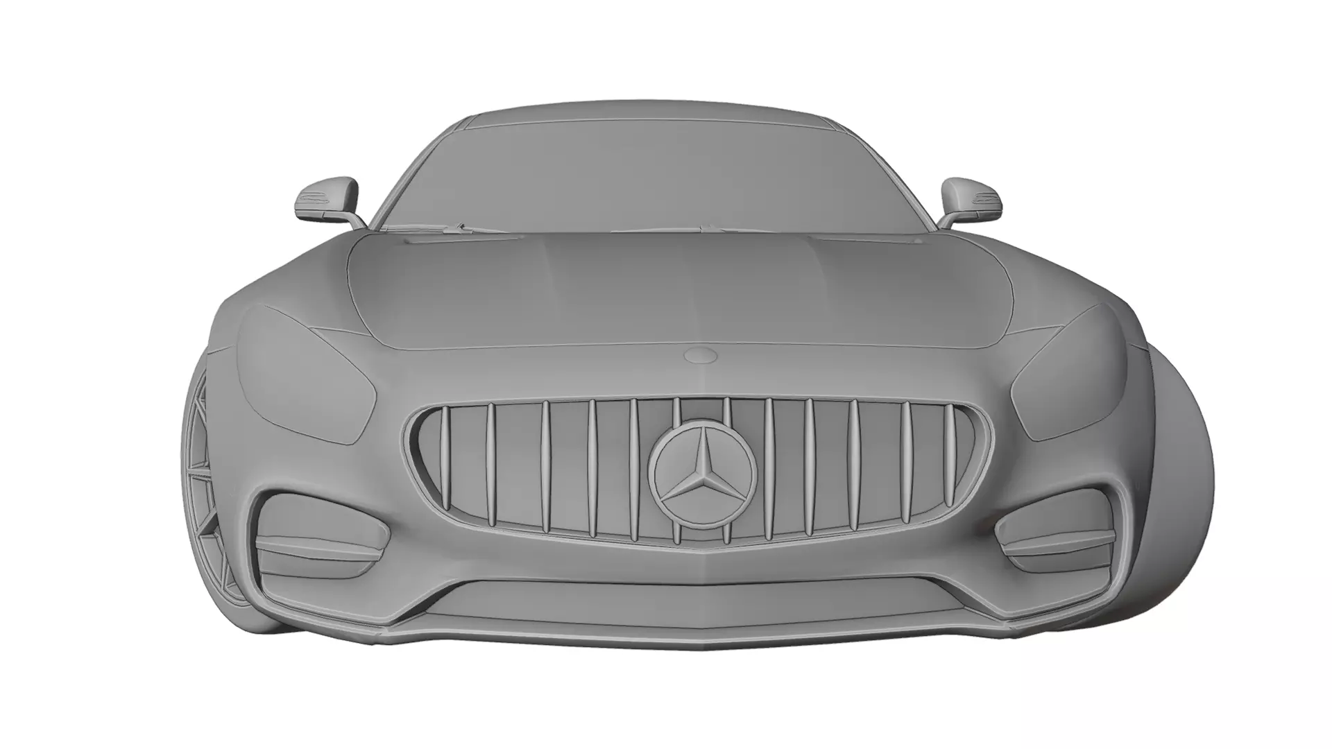 Mercedes AMG GT R 3D print model_3