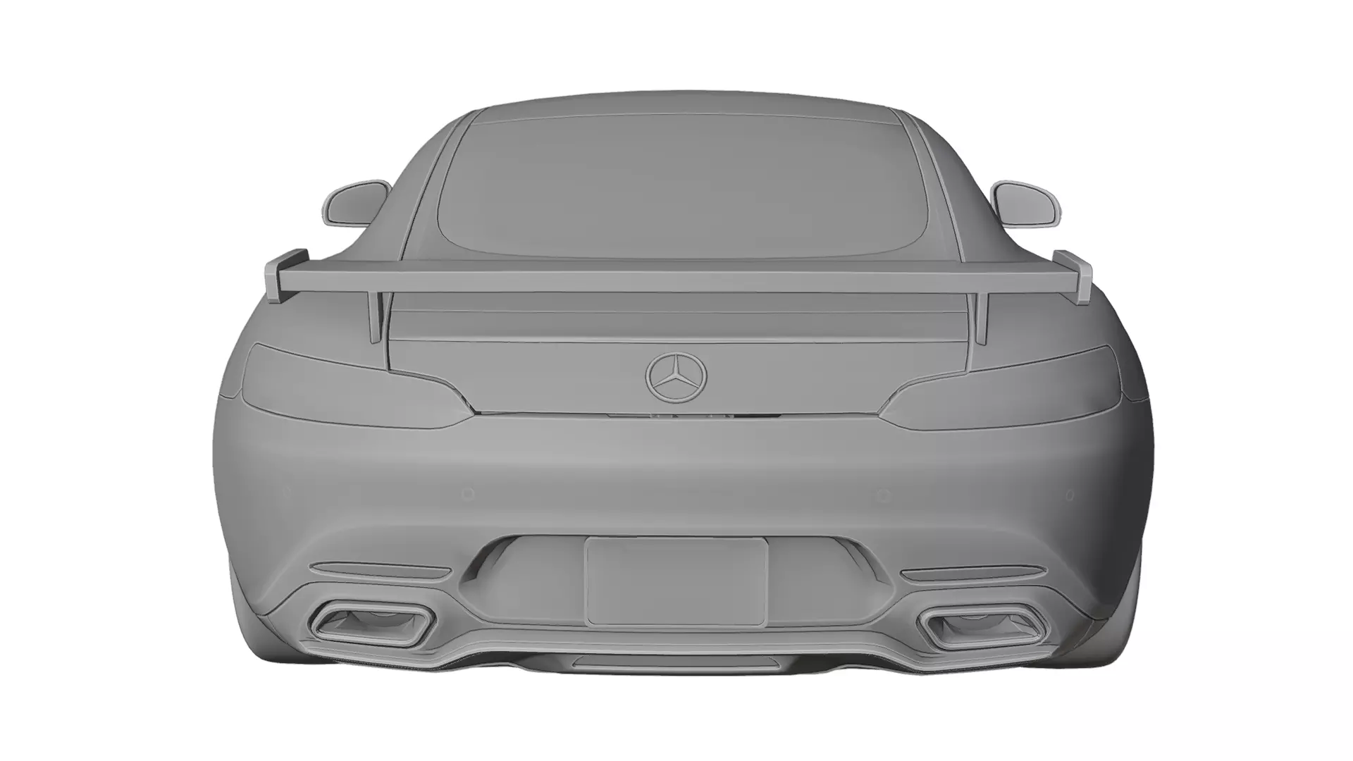 Mercedes AMG GT R 3D print model_2