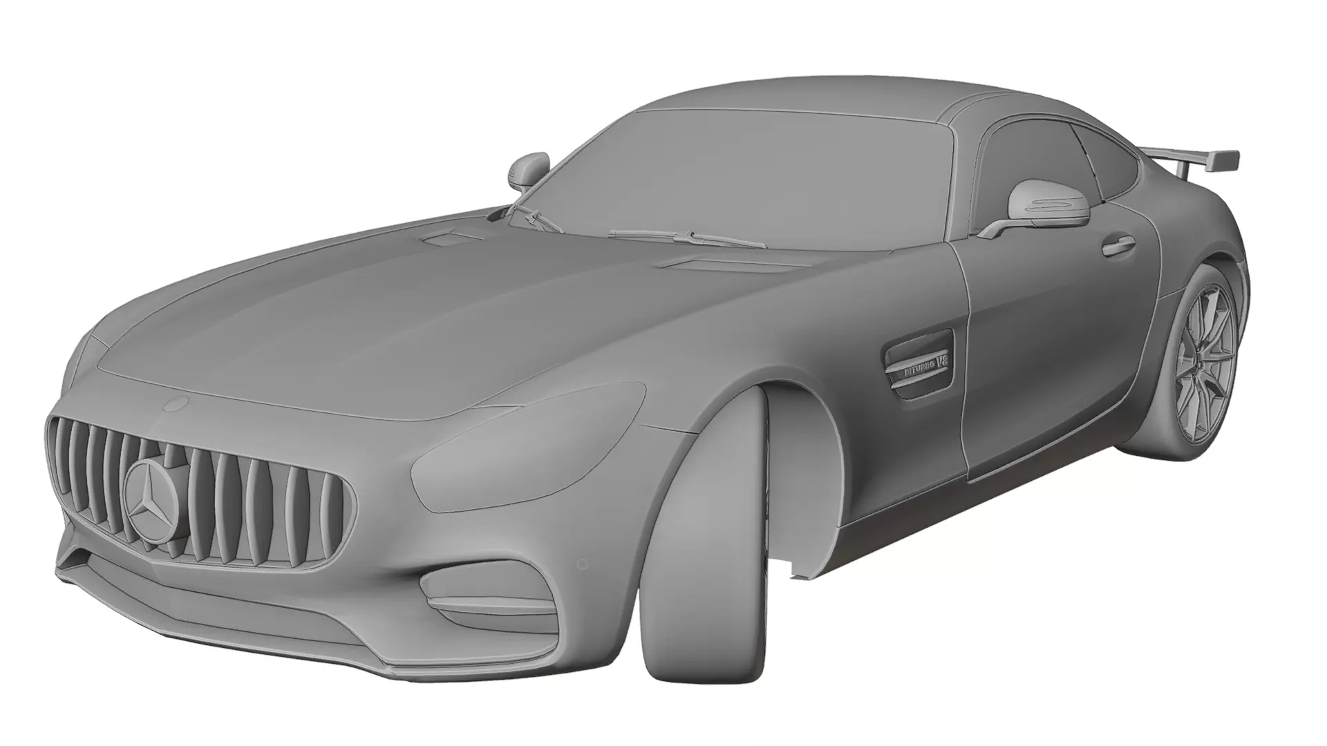 Mercedes AMG GT R 3D print model_5