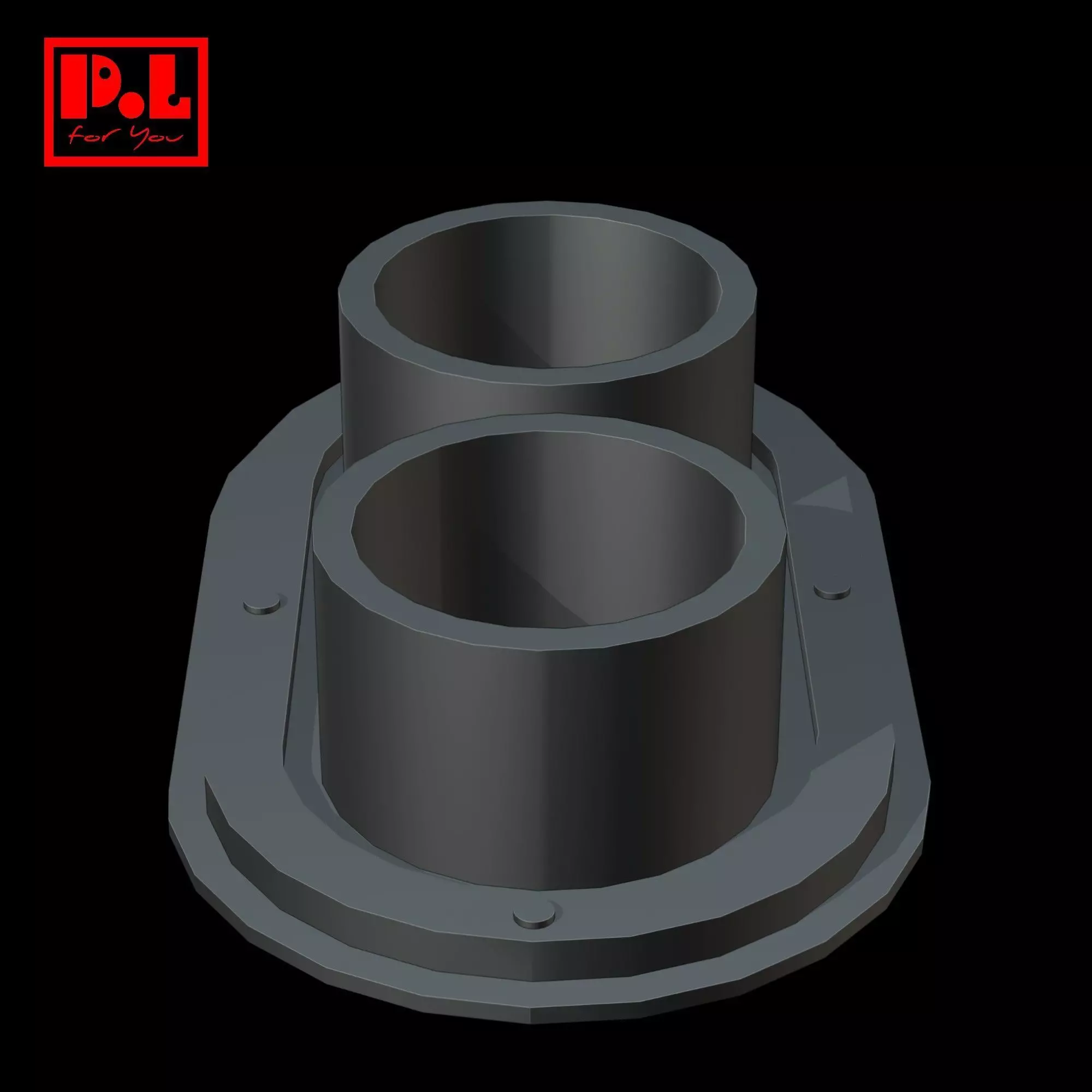 RC Traxxas UDR Exhaust 3D print model_1