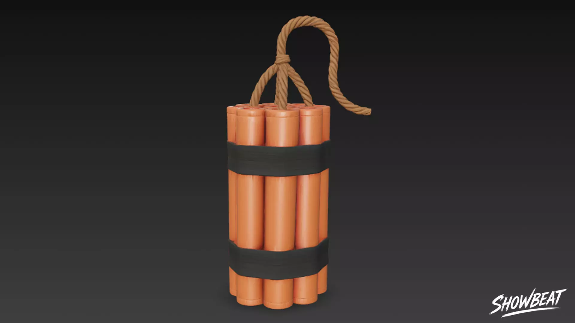 Dynamite Bundle Low-poly 3D model_1