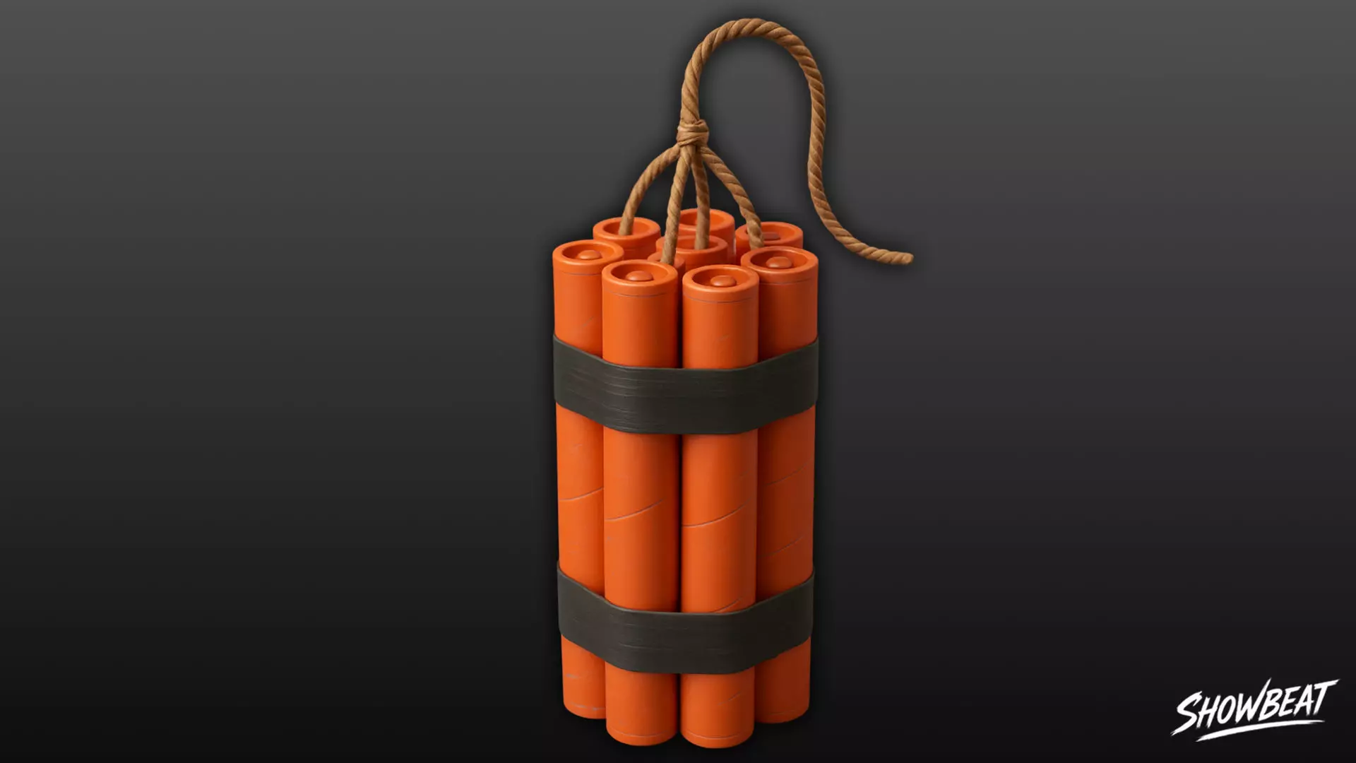 Dynamite Bundle Low-poly 3D model_0