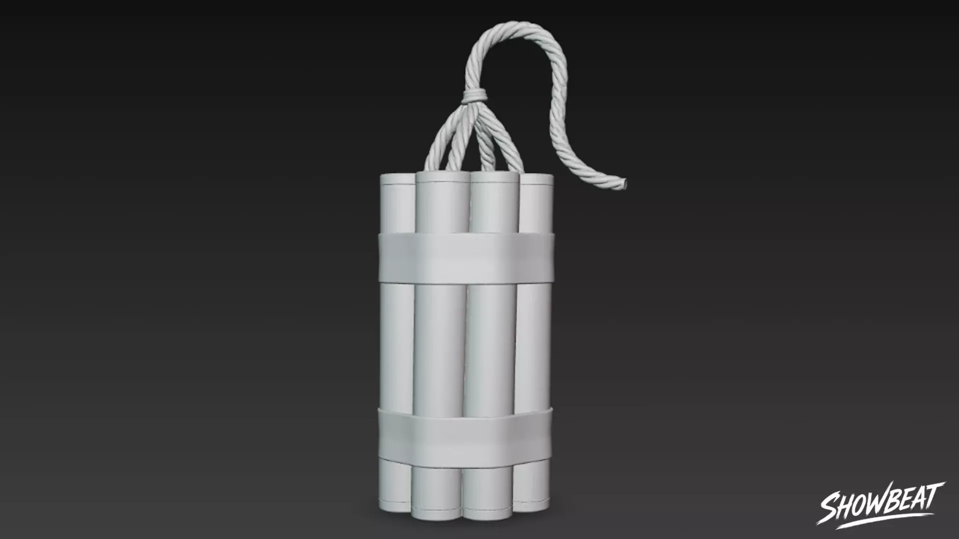 Dynamite Bundle Low-poly 3D model_7