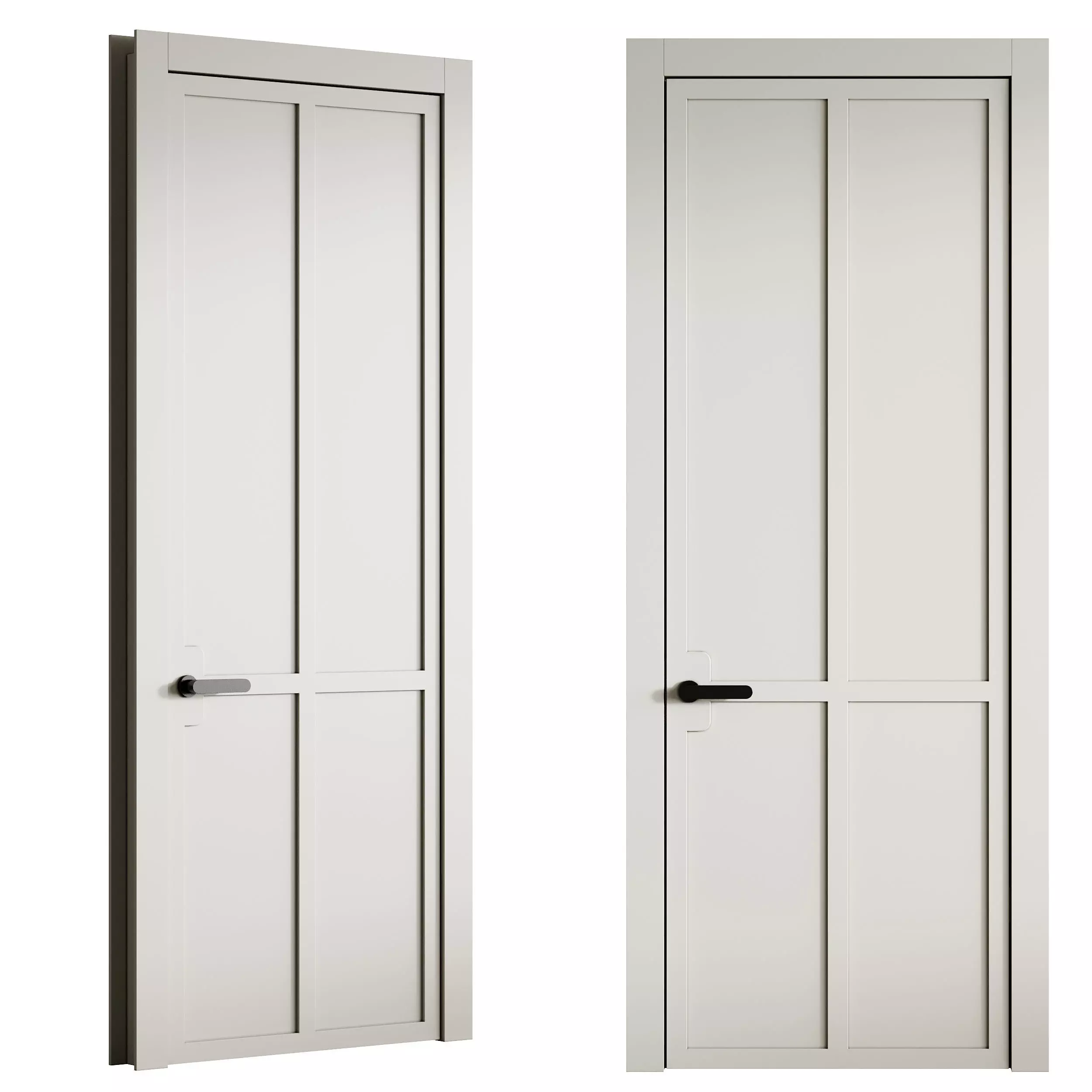 Interior doors Softform 3D model_1