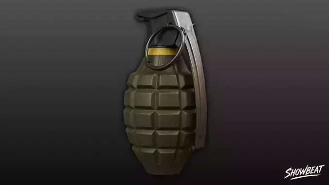 Grenade Modern Low-poly 3D model