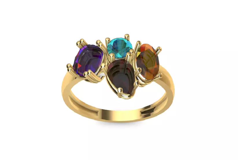 spring ring 3D model_0